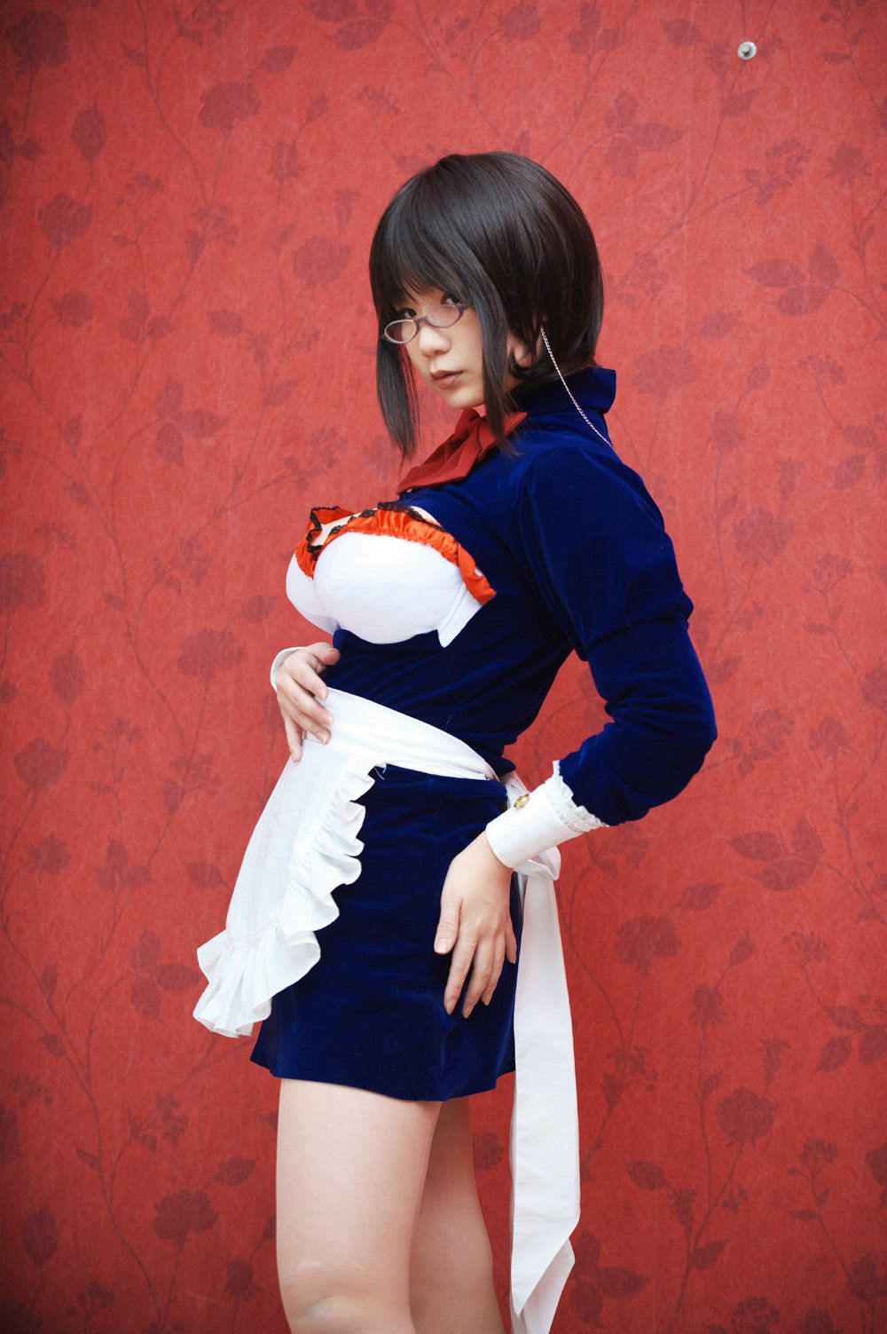 Chiyoko(チョコボール向囲) Unknown Character女仆眼镜娘-图25