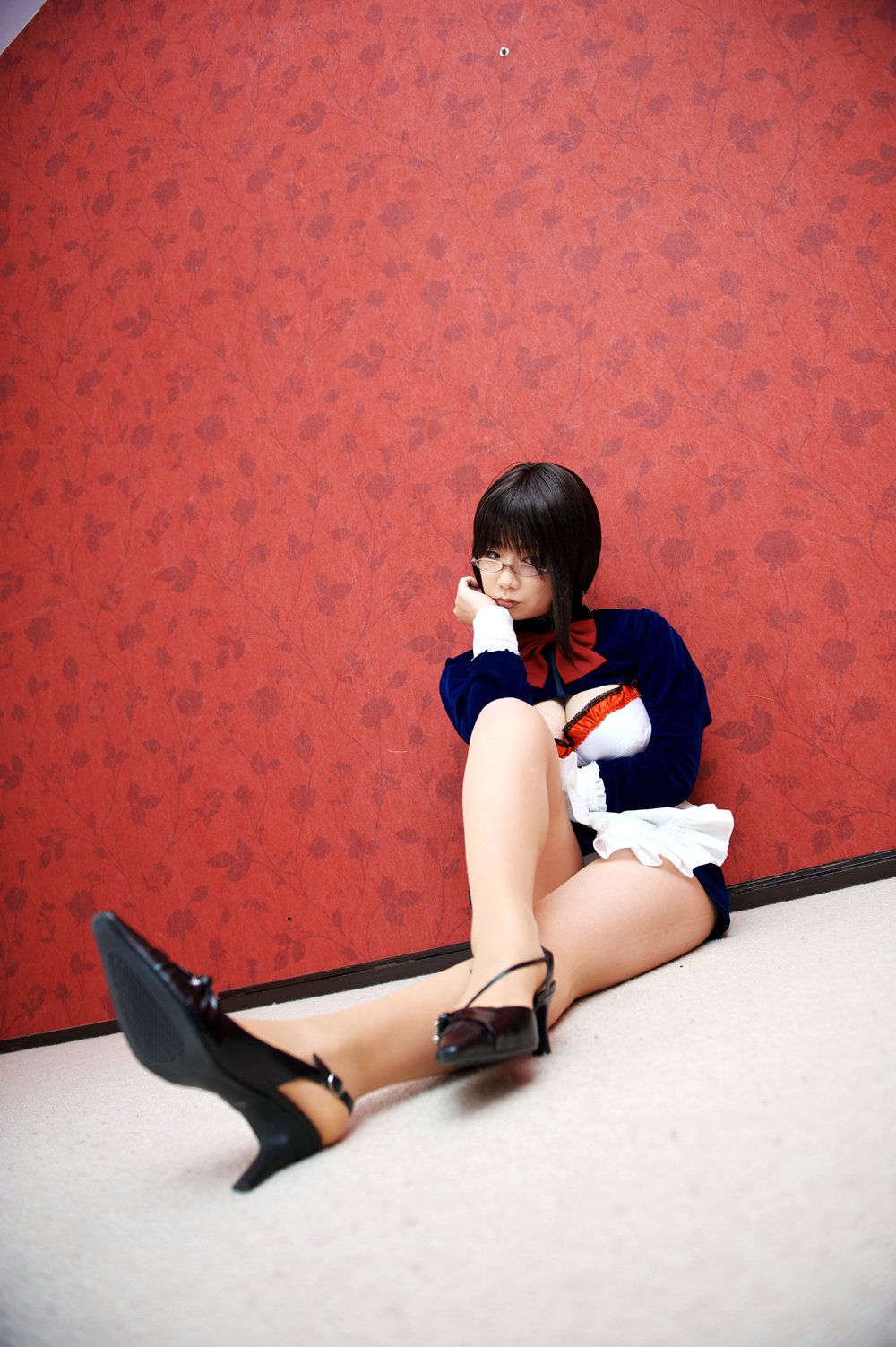 Chiyoko(チョコボール向囲) Unknown Character女仆眼镜娘-图33