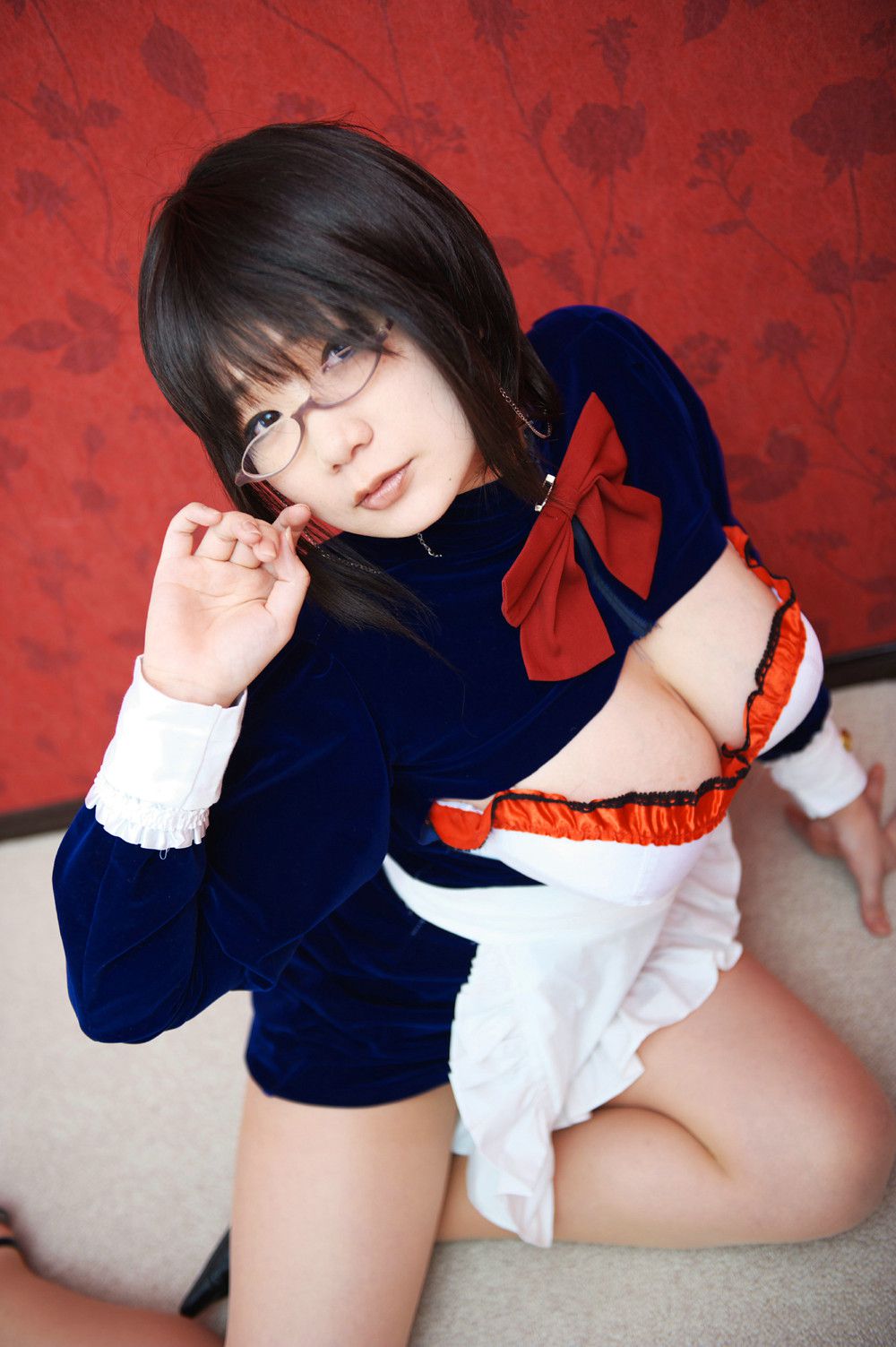 Chiyoko(チョコボール向囲) Unknown Character女仆眼镜娘-图43