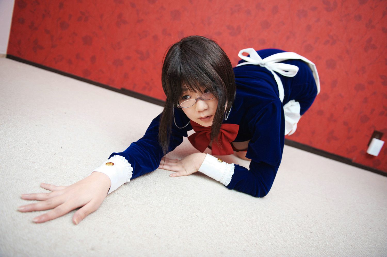 Chiyoko(チョコボール向囲) Unknown Character女仆眼镜娘-图44