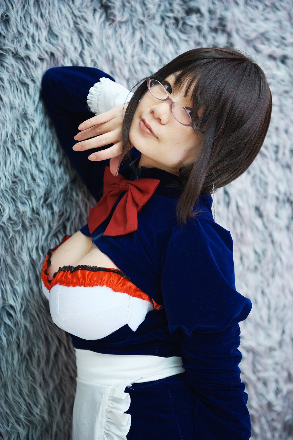 Chiyoko(チョコボール向囲) Unknown Character女仆眼镜娘-图48
