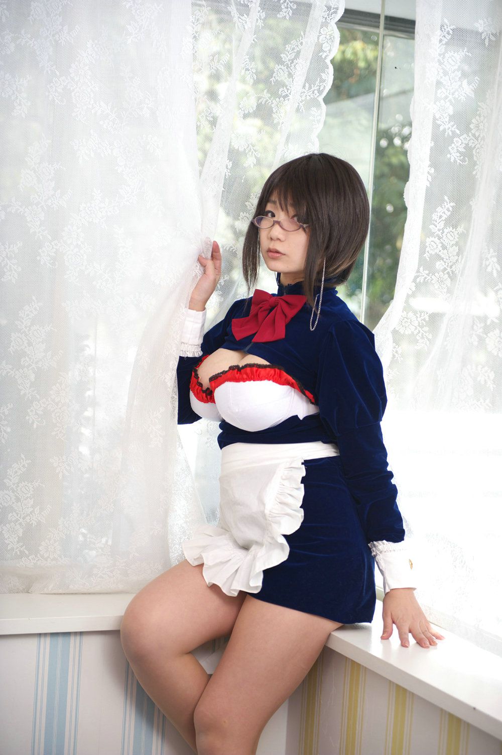 Chiyoko(チョコボール向囲) Unknown Character女仆眼镜娘-图56
