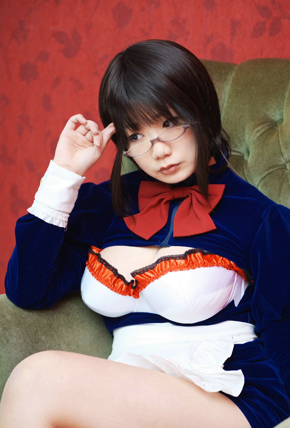 Chiyoko(チョコボール向囲) Unknown Character女仆眼镜娘-图5