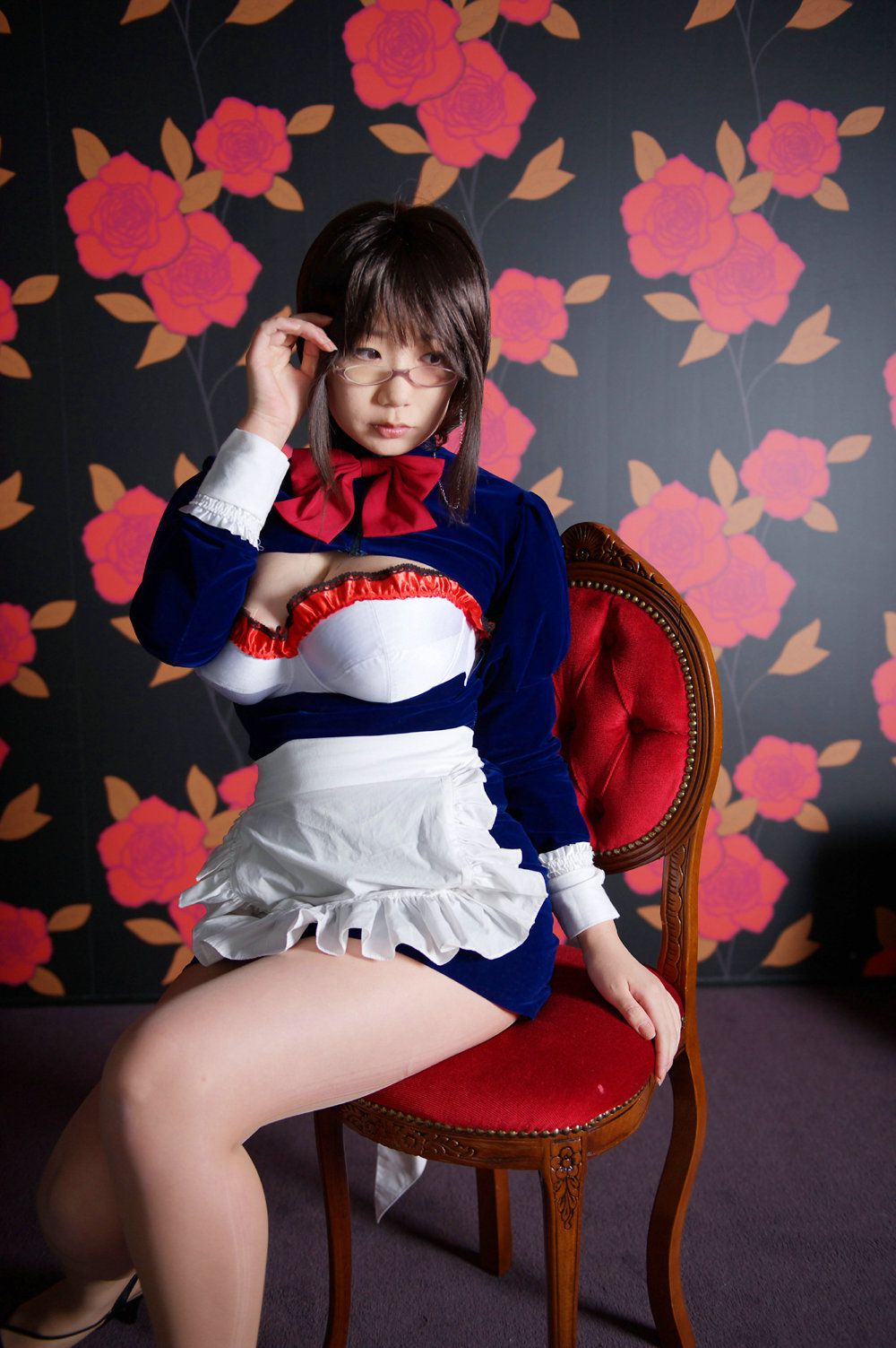 Chiyoko(チョコボール向囲) Unknown Character女仆眼镜娘-图66