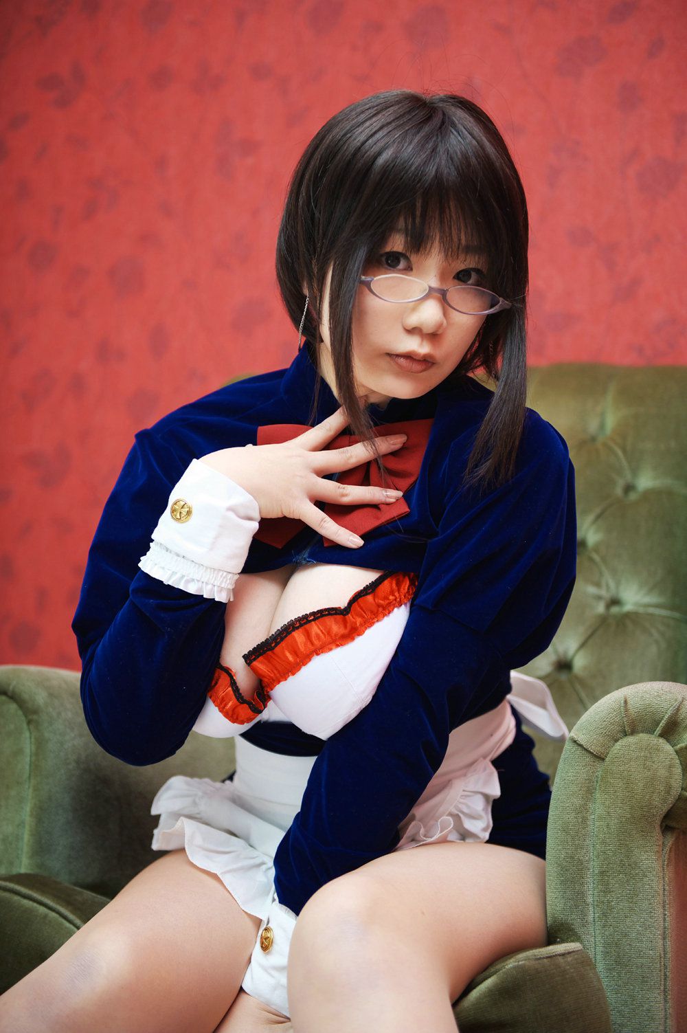 Chiyoko(チョコボール向囲) Unknown Character女仆眼镜娘-图6