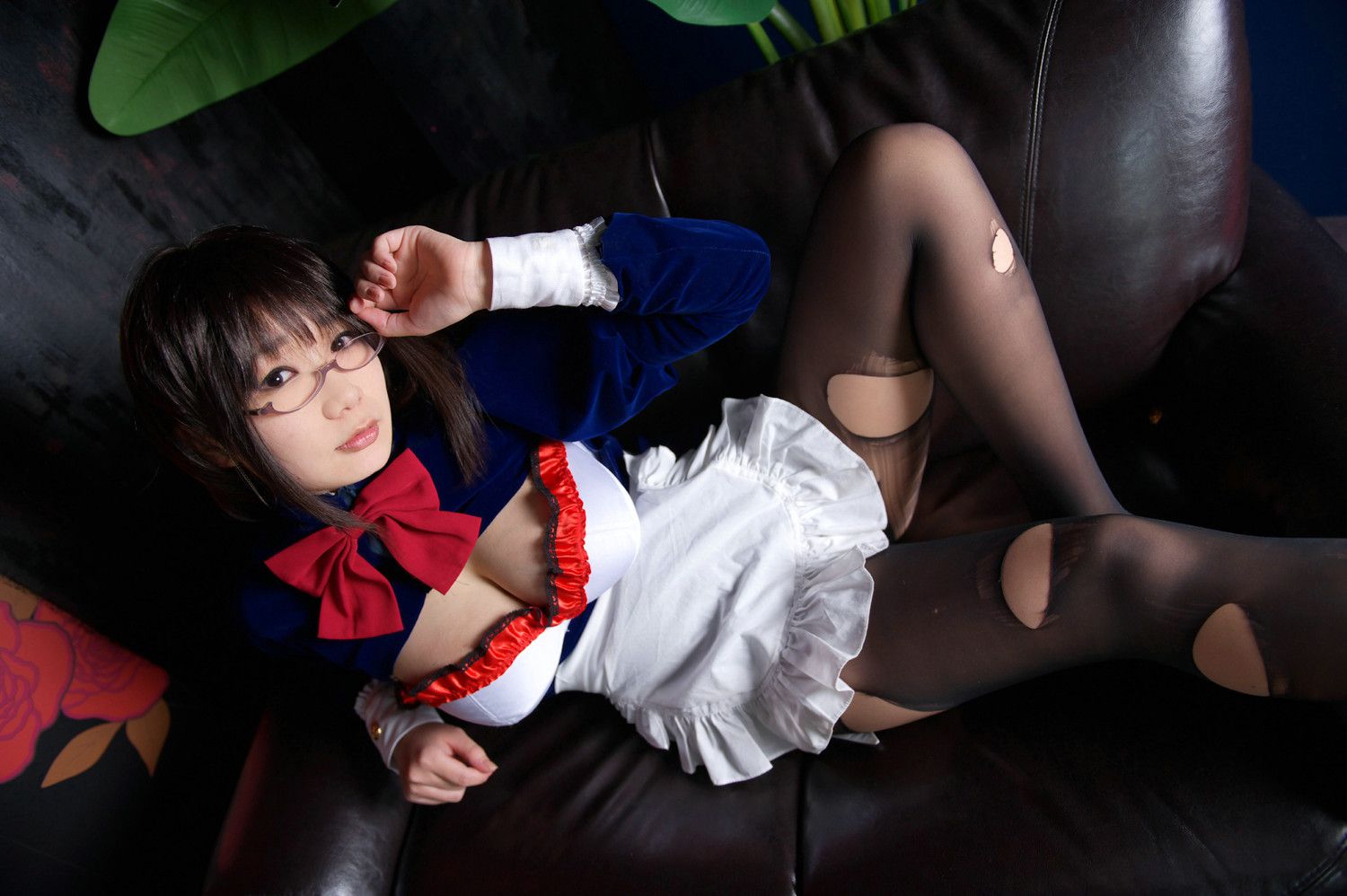 Chiyoko(チョコボール向囲) Unknown Character女仆眼镜娘-图77