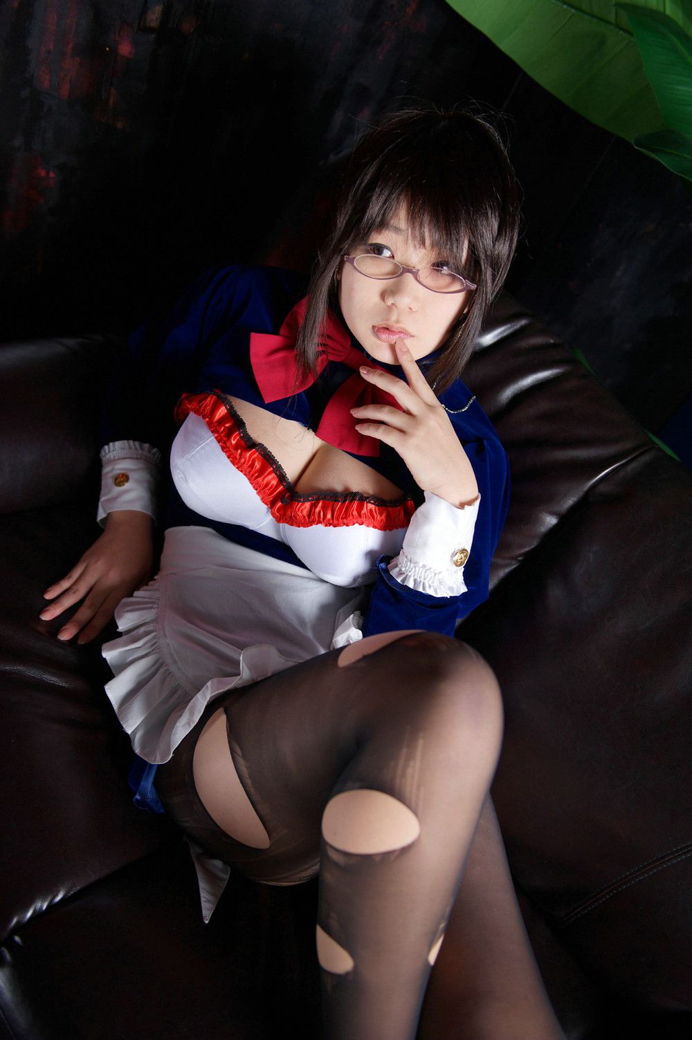 Chiyoko(チョコボール向囲) Unknown Character女仆眼镜娘-图79