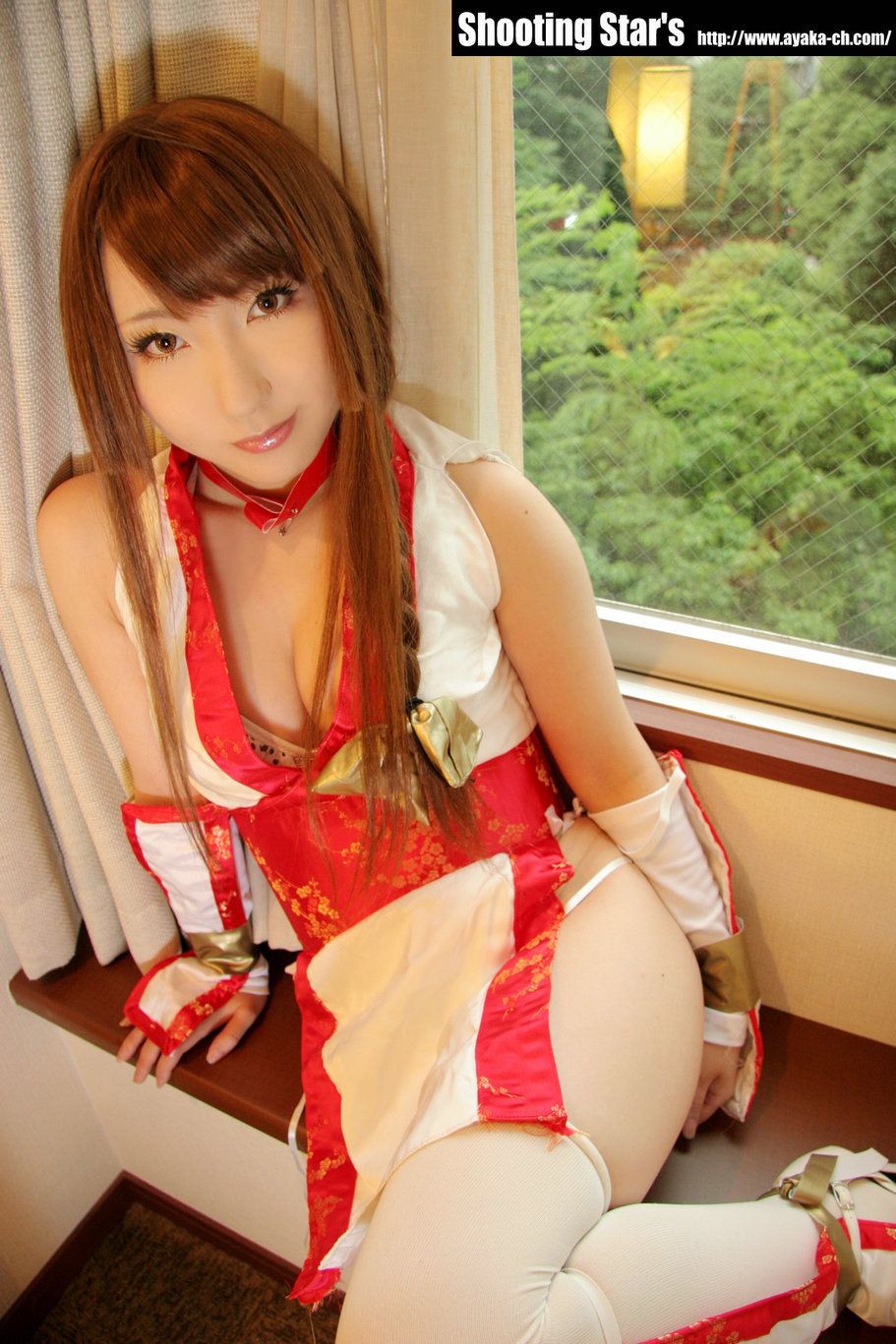 サク Saku Ayaka《Dead Or Alive》-霞-Kasumi 红色-图15