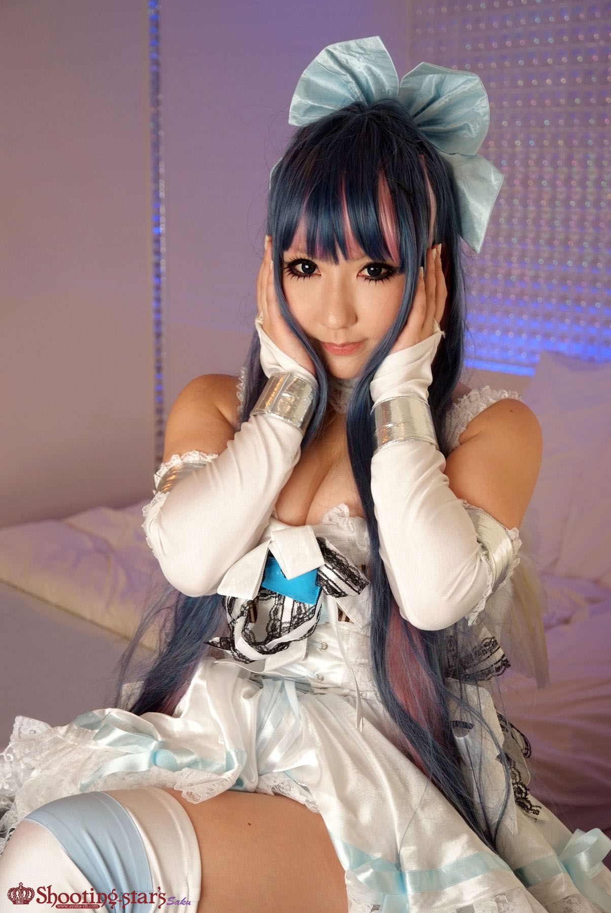 绫香サク (Saku サク Saku Ayaka) &Hanamura Saki(花邑沙希)《Panty & Stocking with Garterbelt》-图1