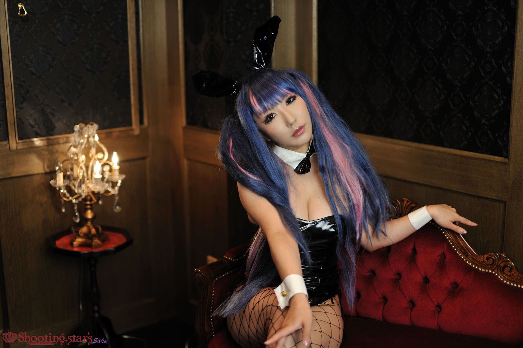 绫香サク (Saku サク Saku Ayaka) &Hanamura Saki(花邑沙希)《Panty & Stocking with Garterbelt》-图21