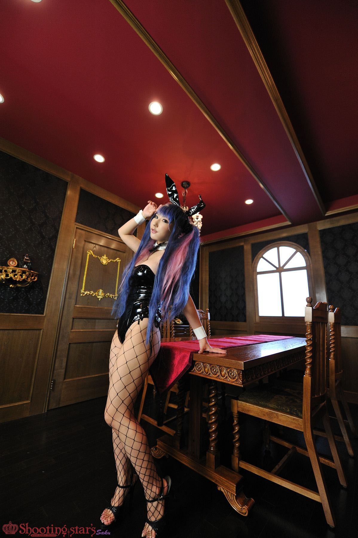 绫香サク (Saku サク Saku Ayaka) &Hanamura Saki(花邑沙希)《Panty & Stocking with Garterbelt》-图25