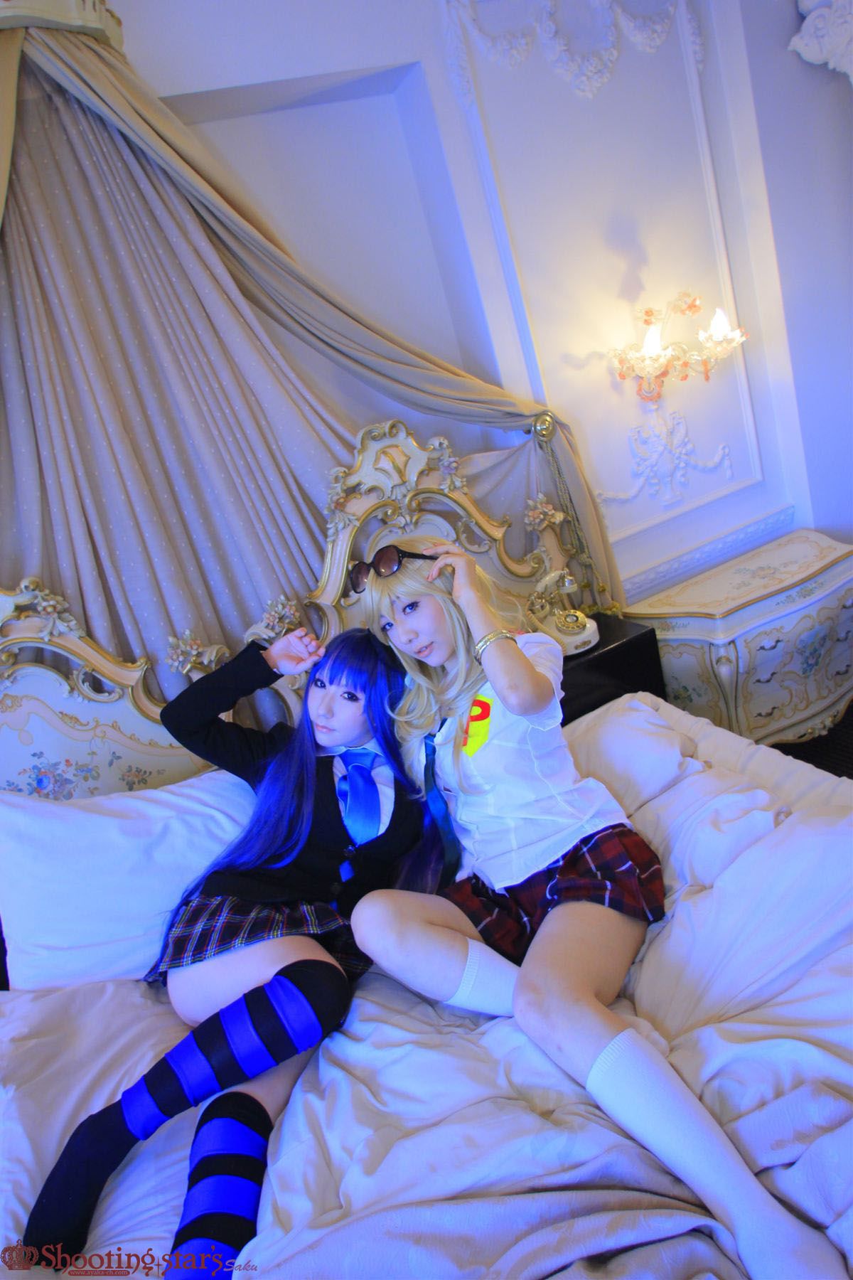 绫香サク (Saku サク Saku Ayaka) &Hanamura Saki(花邑沙希)《Panty & Stocking with Garterbelt》-图30