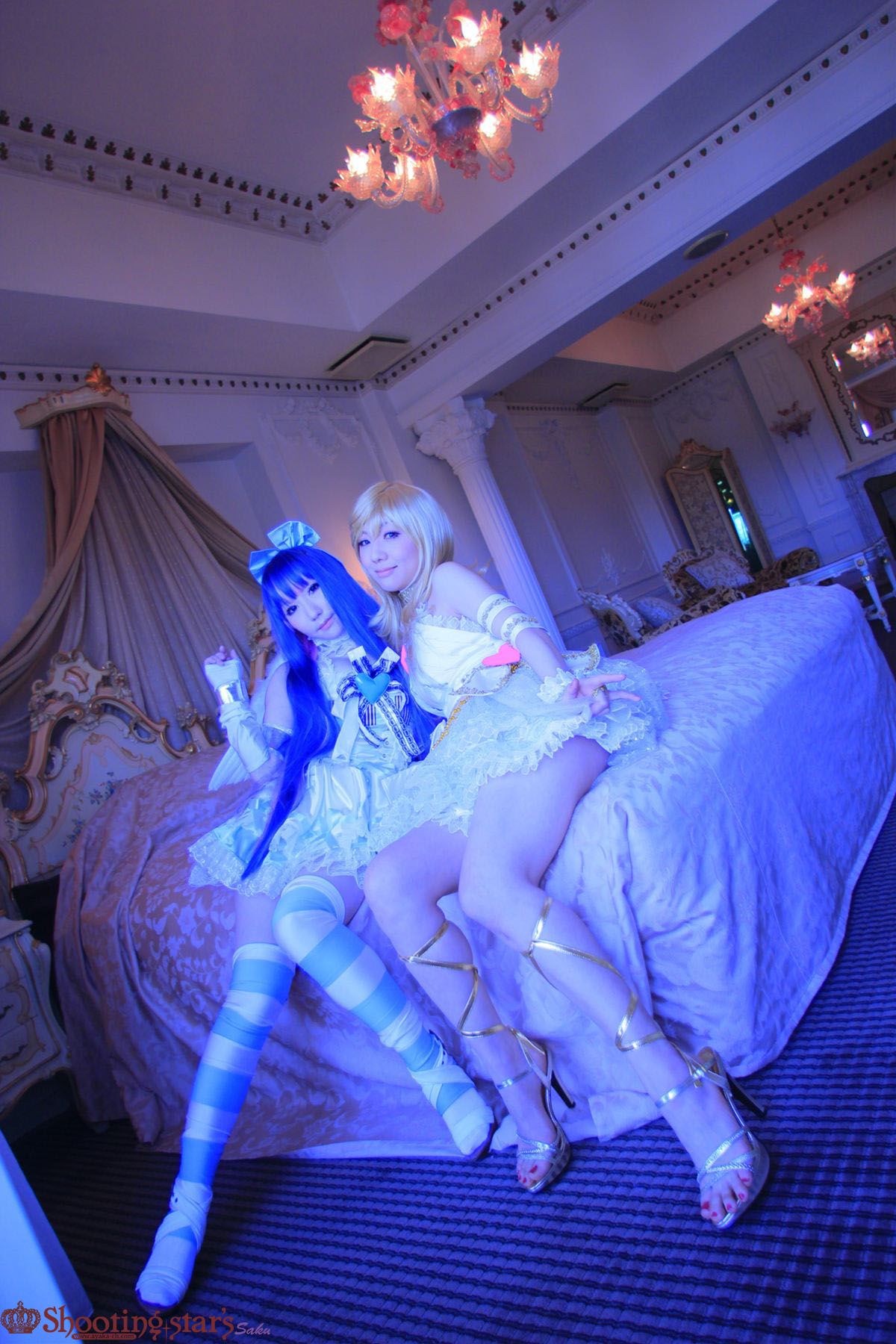 绫香サク (Saku サク Saku Ayaka) &Hanamura Saki(花邑沙希)《Panty & Stocking with Garterbelt》-图33