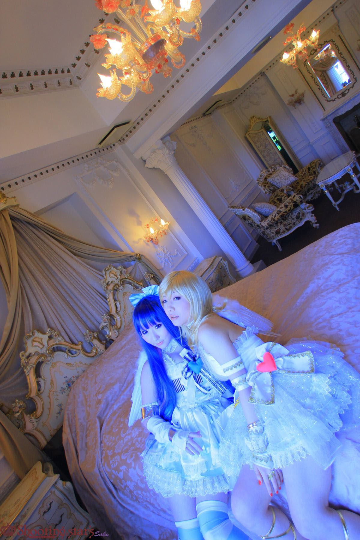 绫香サク (Saku サク Saku Ayaka) &Hanamura Saki(花邑沙希)《Panty & Stocking with Garterbelt》-图35
