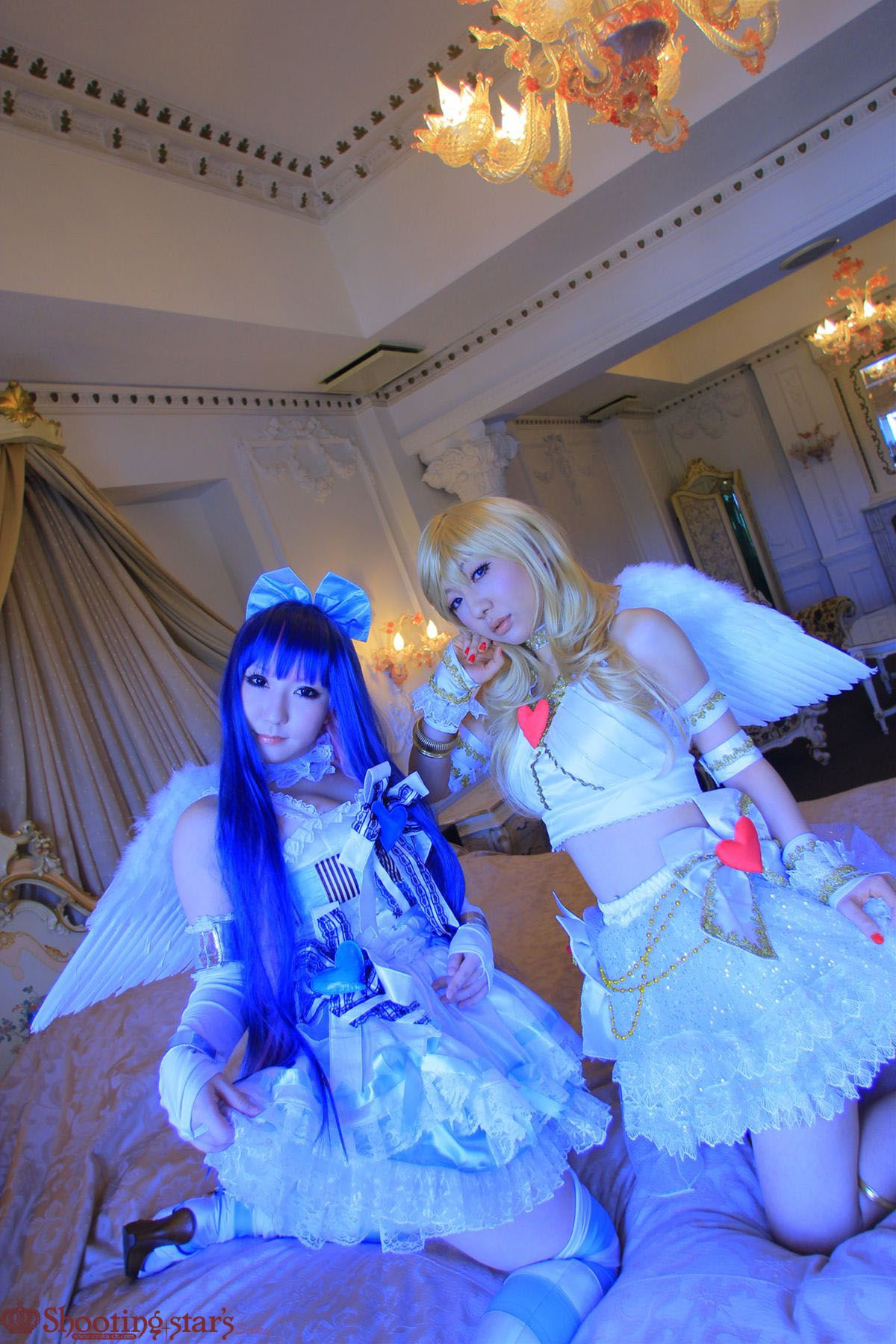 绫香サク (Saku サク Saku Ayaka) &Hanamura Saki(花邑沙希)《Panty & Stocking with Garterbelt》-图37