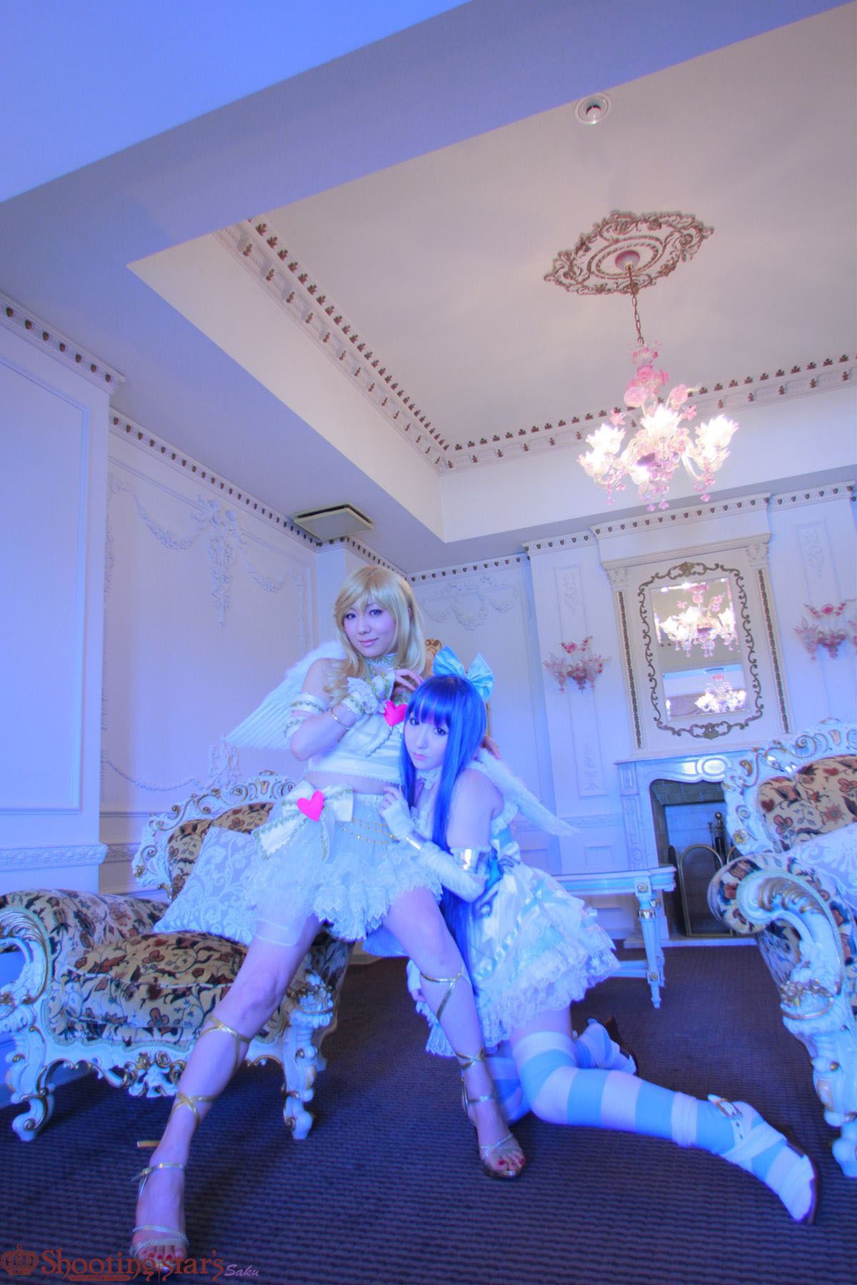 绫香サク (Saku サク Saku Ayaka) &Hanamura Saki(花邑沙希)《Panty & Stocking with Garterbelt》-图41