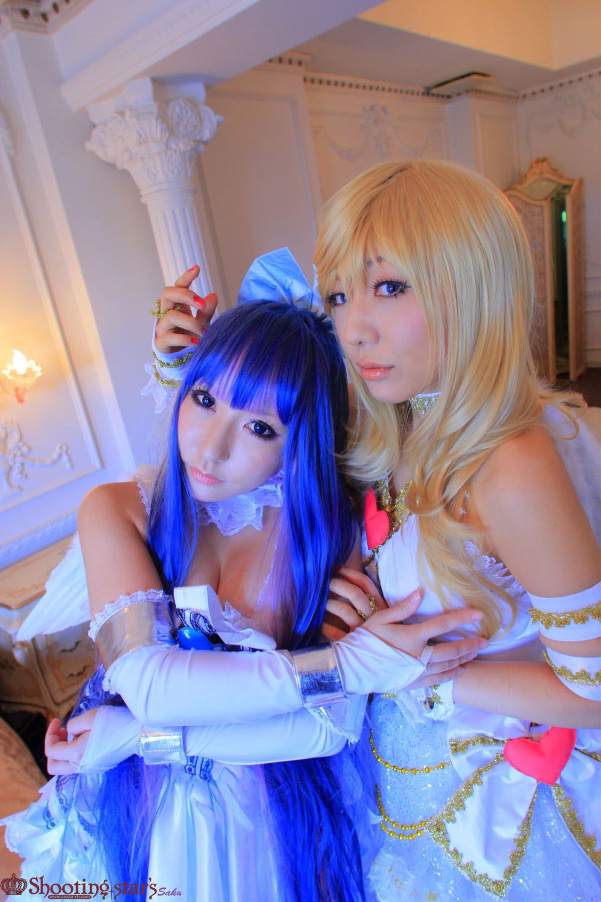 绫香サク (Saku サク Saku Ayaka) &Hanamura Saki(花邑沙希)《Panty & Stocking with Garterbelt》-图42