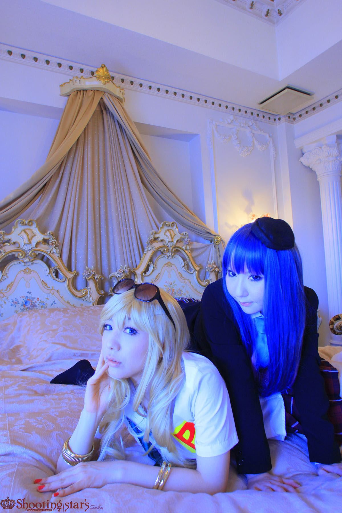绫香サク (Saku サク Saku Ayaka) &Hanamura Saki(花邑沙希)《Panty & Stocking with Garterbelt》-图47