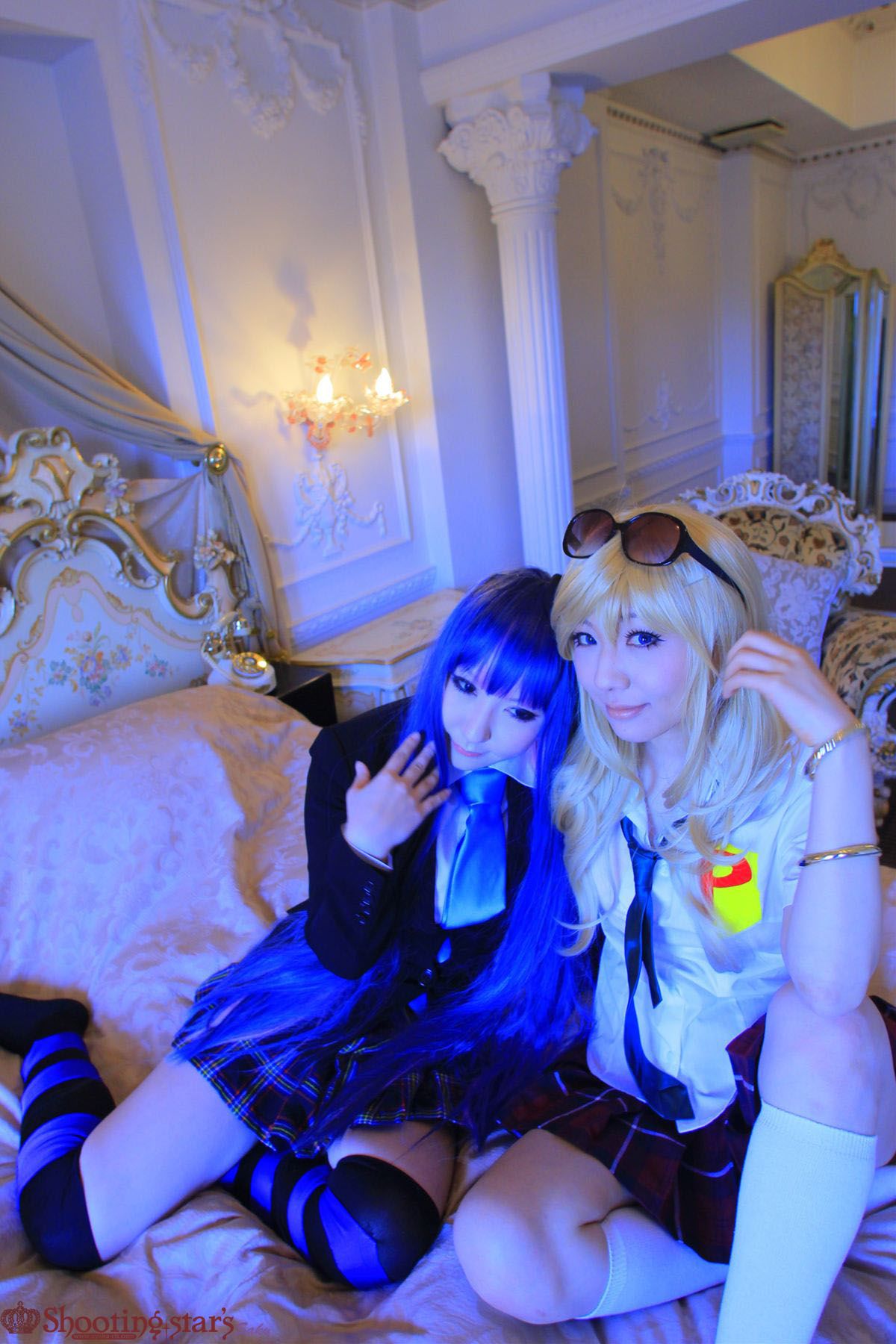 绫香サク (Saku サク Saku Ayaka) &Hanamura Saki(花邑沙希)《Panty & Stocking with Garterbelt》-图51