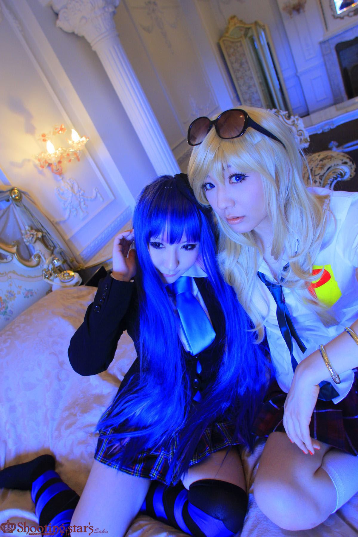 绫香サク (Saku サク Saku Ayaka) &Hanamura Saki(花邑沙希)《Panty & Stocking with Garterbelt》-图52