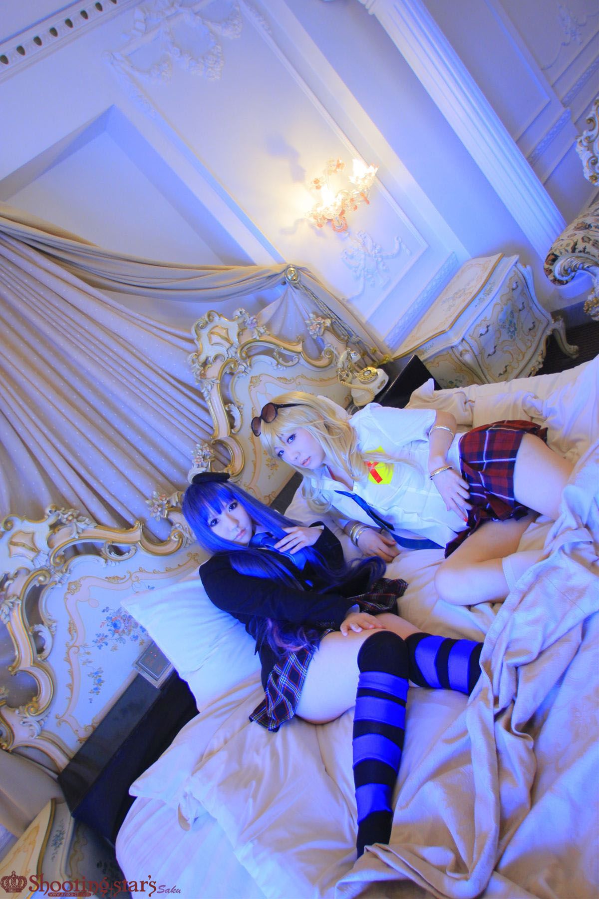 绫香サク (Saku サク Saku Ayaka) &Hanamura Saki(花邑沙希)《Panty & Stocking with Garterbelt》-图58