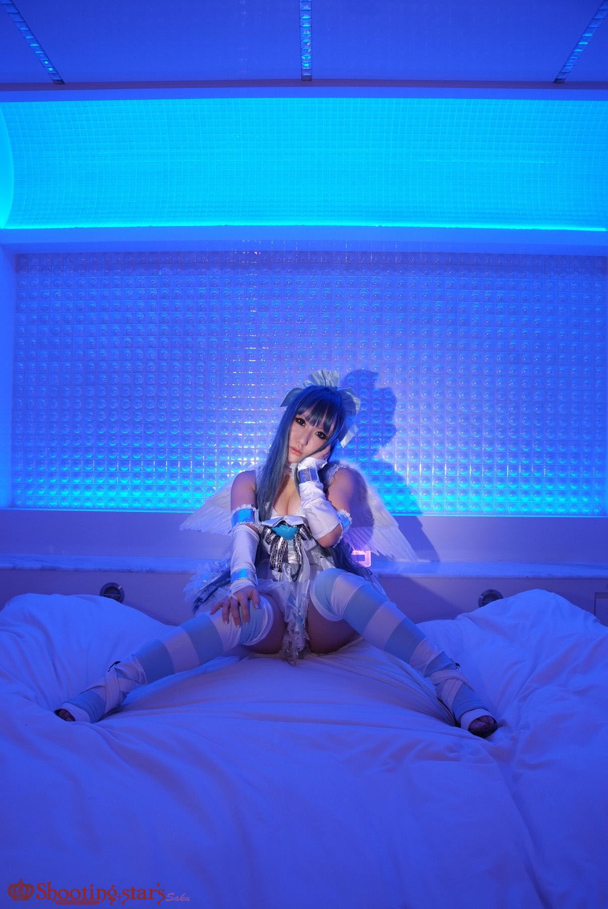 绫香サク (Saku サク Saku Ayaka) &Hanamura Saki(花邑沙希)《Panty & Stocking with Garterbelt》-图5