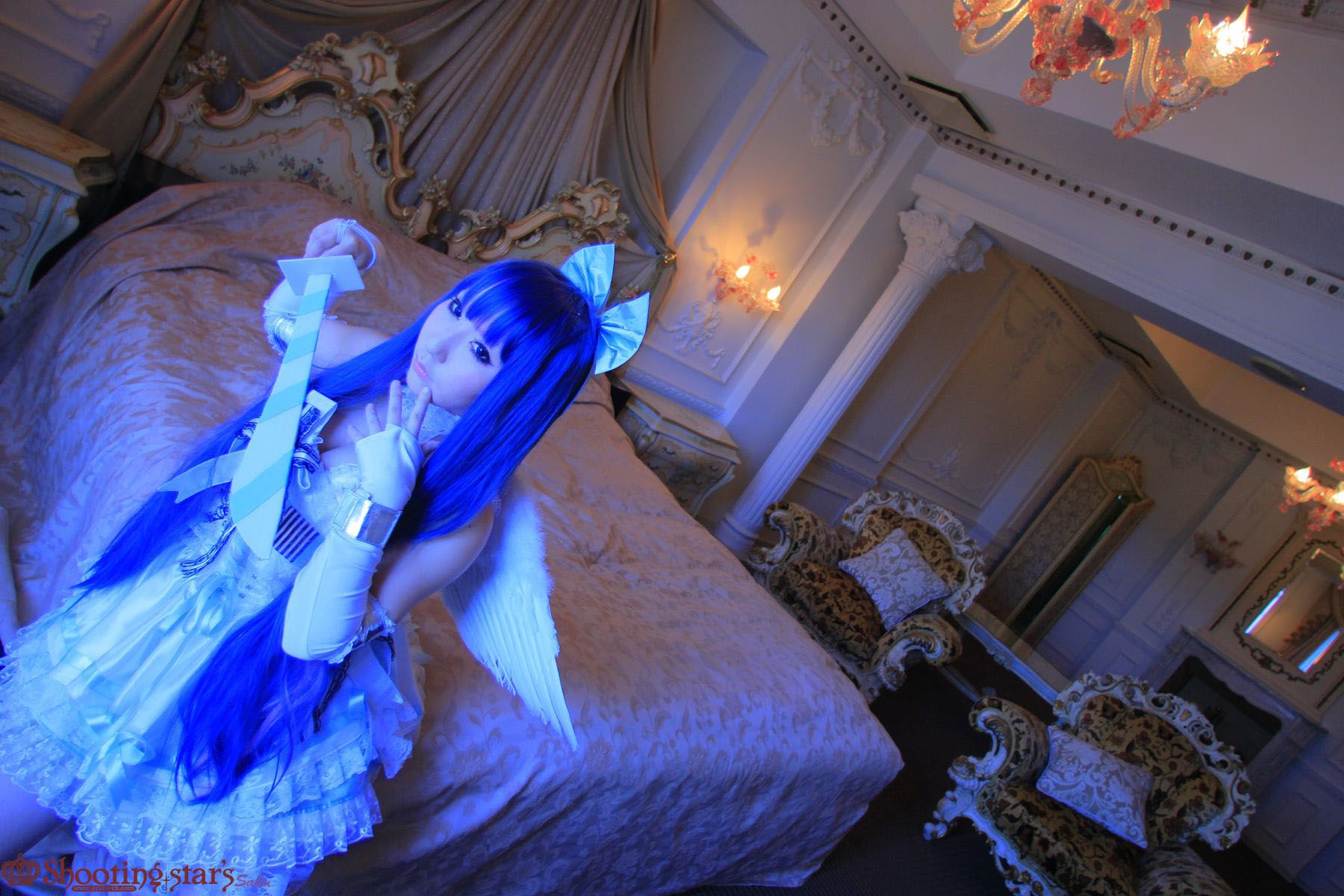 绫香サク (Saku サク Saku Ayaka) &Hanamura Saki(花邑沙希)《Panty & Stocking with Garterbelt》-图62