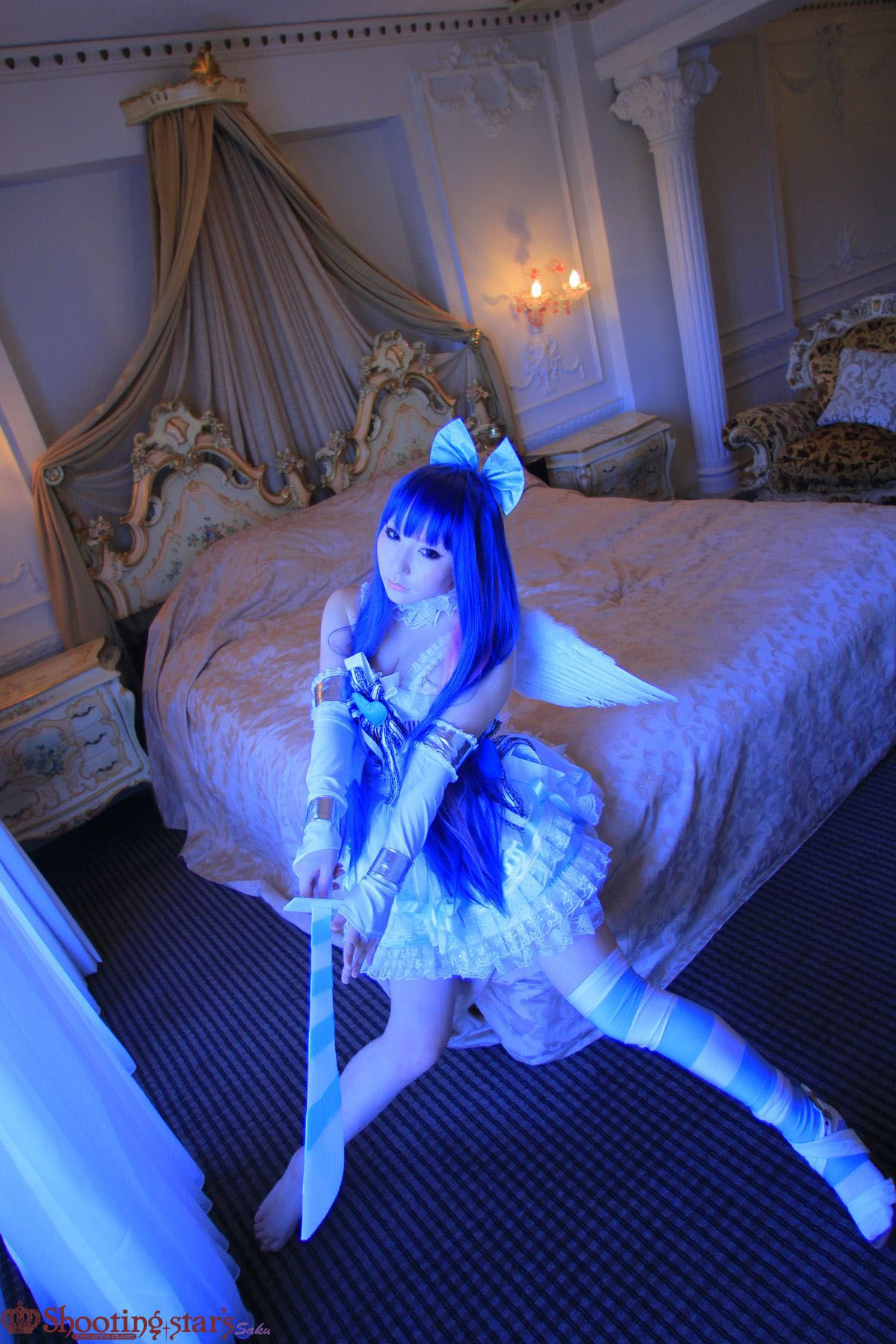 绫香サク (Saku サク Saku Ayaka) &Hanamura Saki(花邑沙希)《Panty & Stocking with Garterbelt》-图63