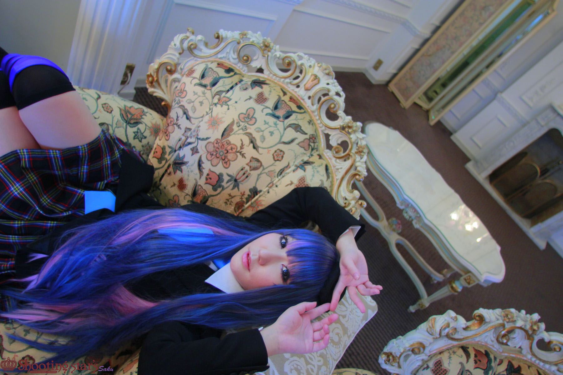 绫香サク (Saku サク Saku Ayaka) &Hanamura Saki(花邑沙希)《Panty & Stocking with Garterbelt》-图80