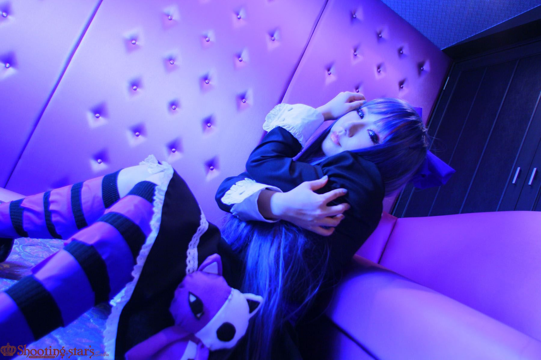 绫香サク (Saku サク Saku Ayaka) &Hanamura Saki(花邑沙希)《Panty & Stocking with Garterbelt》-图98