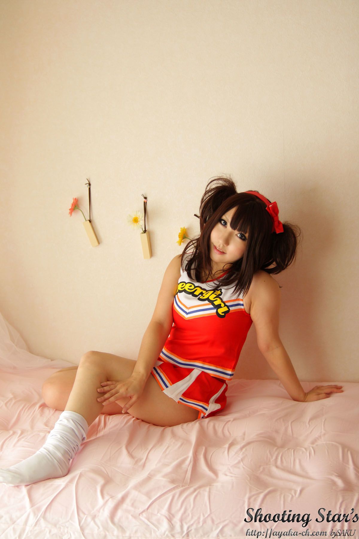 绫香サク   Waitress+Cheerleader-图19