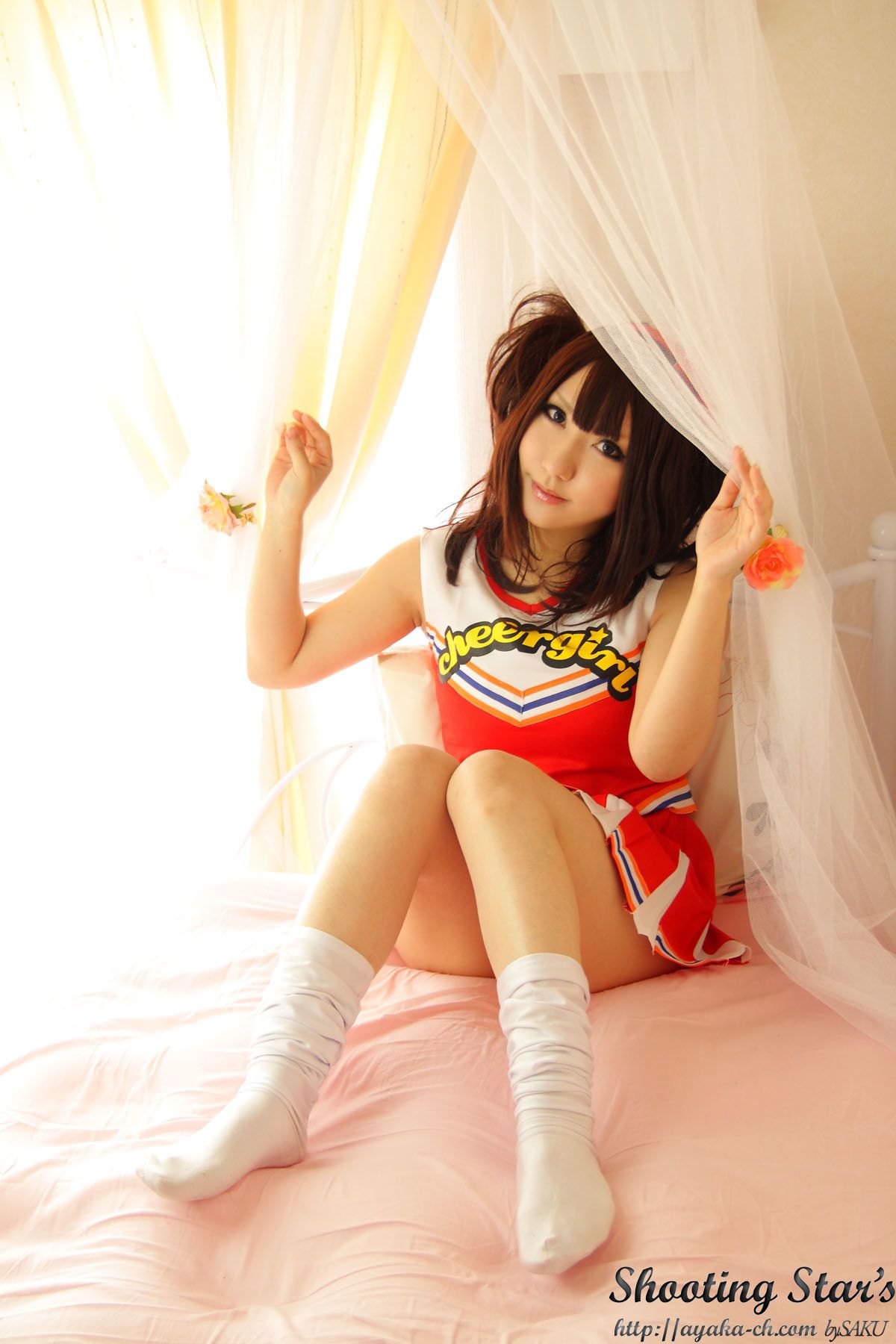 绫香サク   Waitress+Cheerleader-图26
