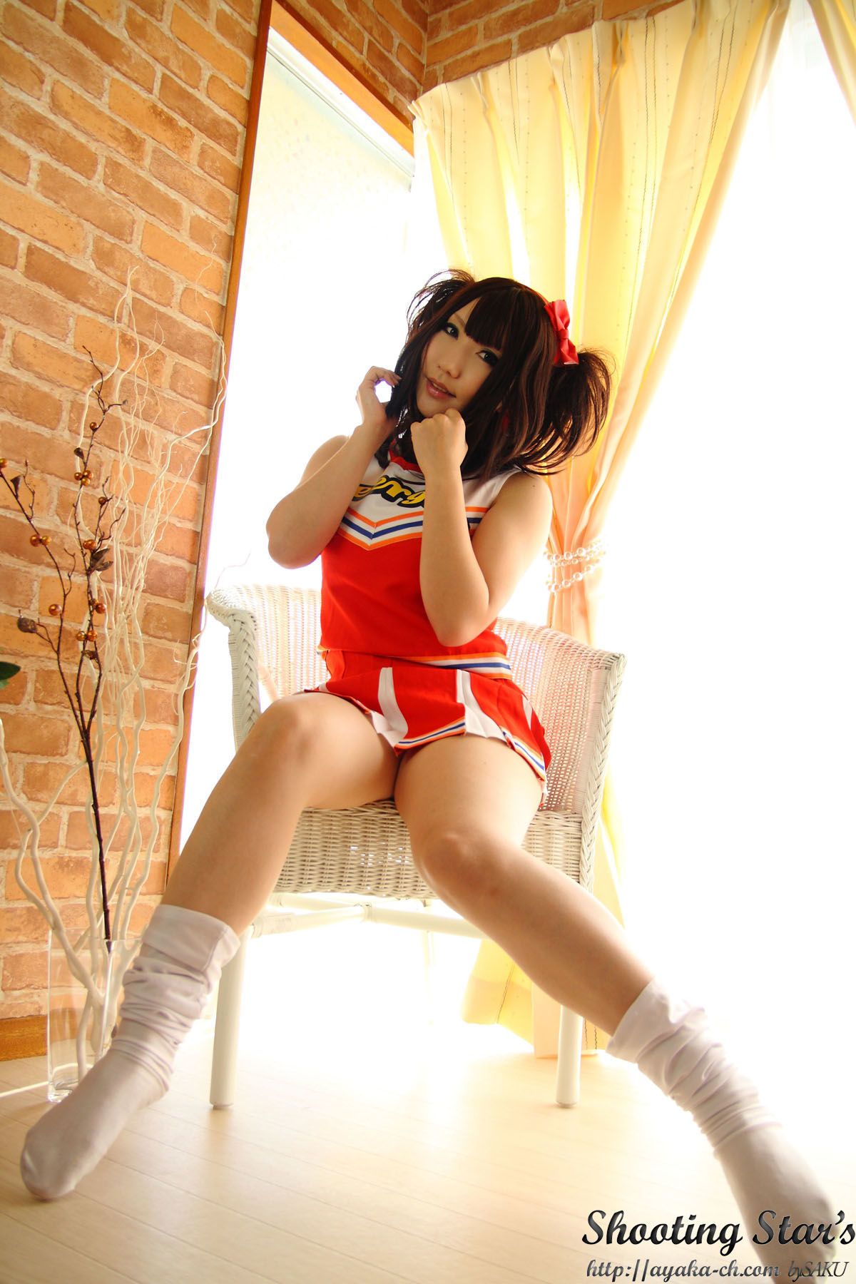 绫香サク   Waitress+Cheerleader-图29