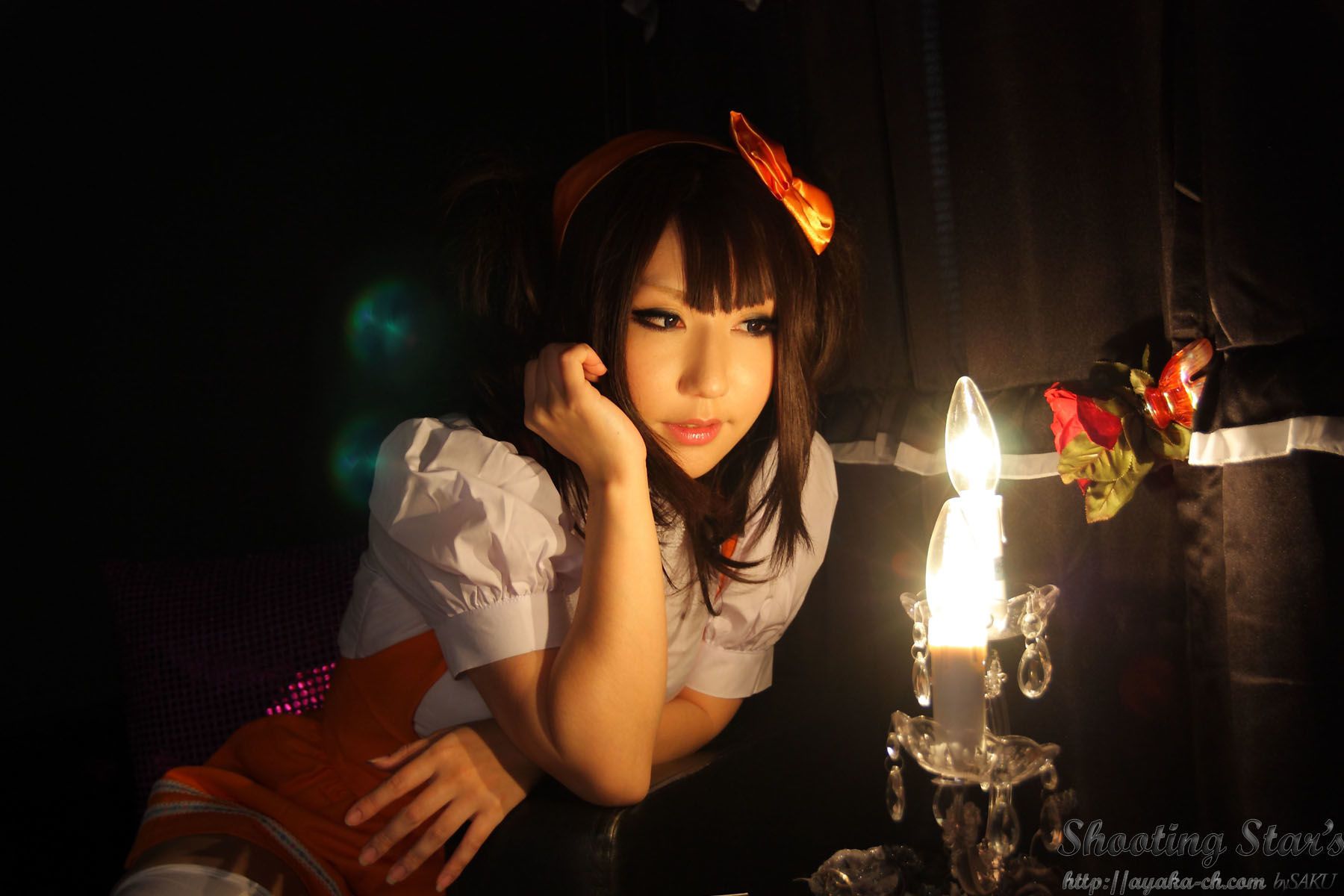 绫香サク   Waitress+Cheerleader-图43