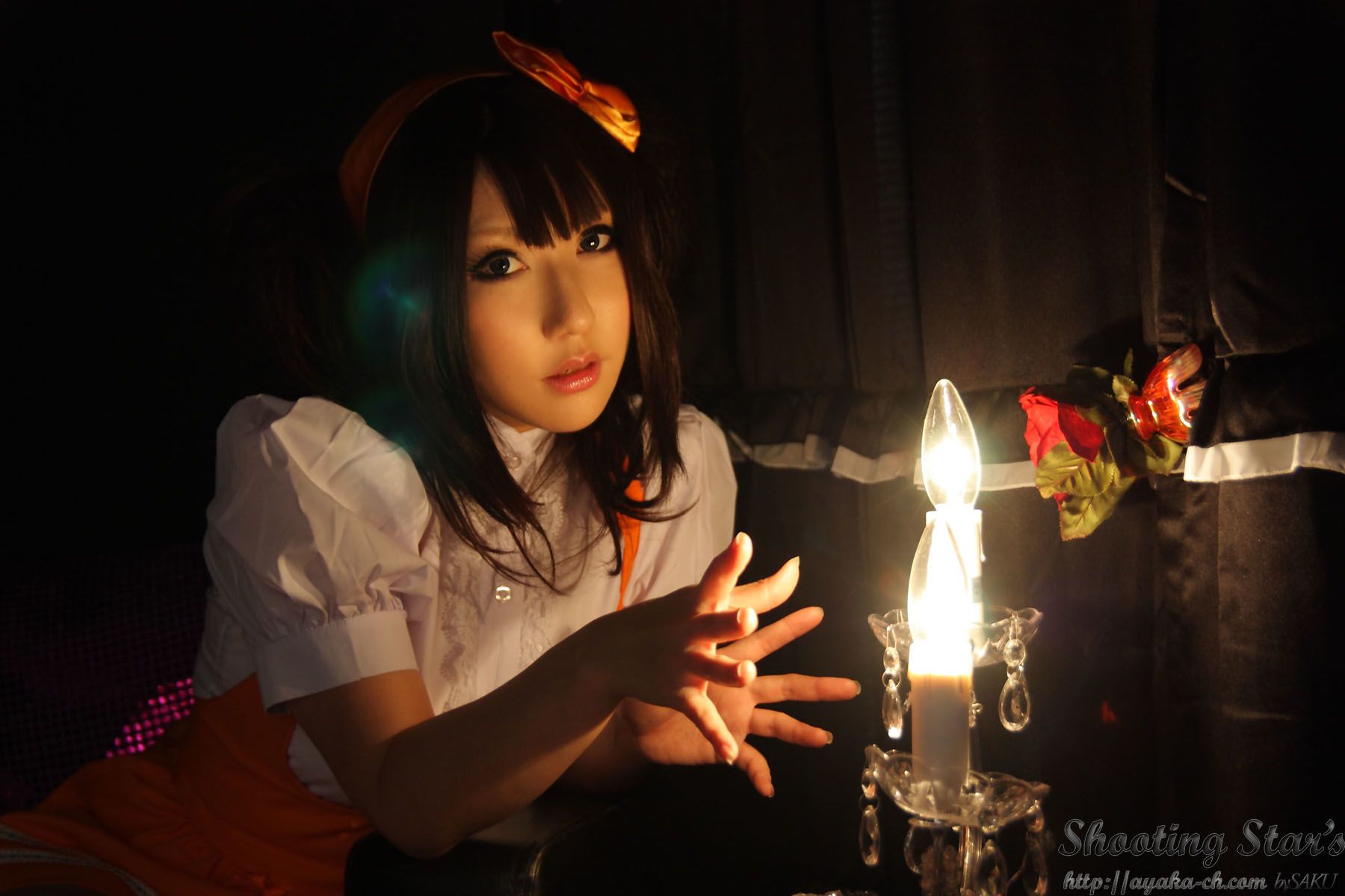 绫香サク   Waitress+Cheerleader-图44