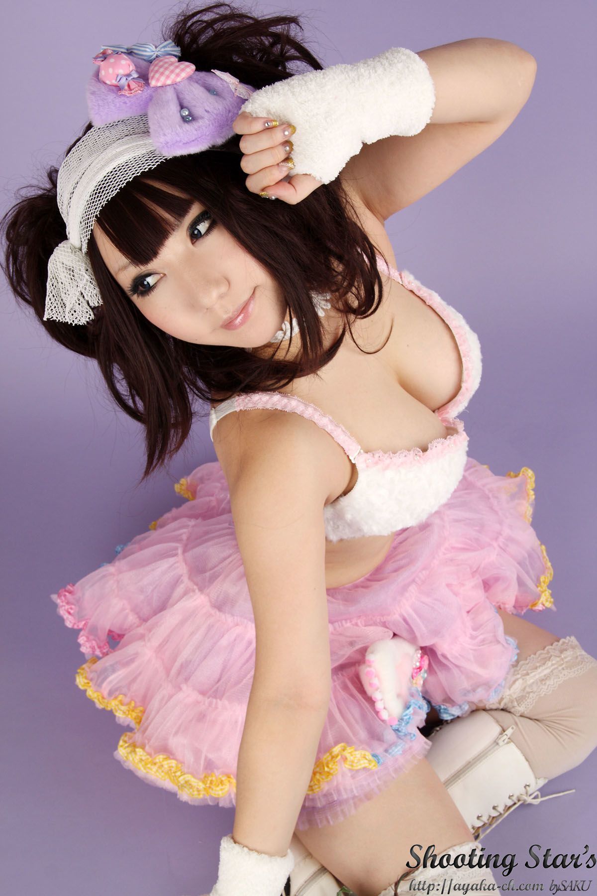 绫香サク   Waitress+Cheerleader-图45