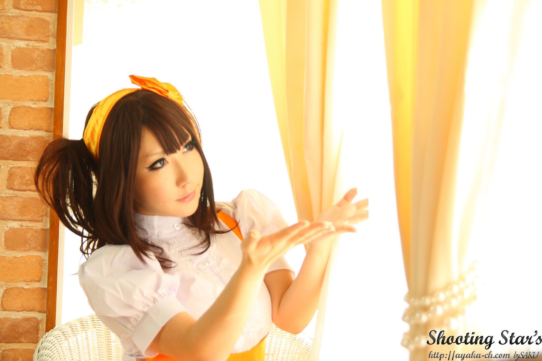 绫香サク   Waitress+Cheerleader-图51