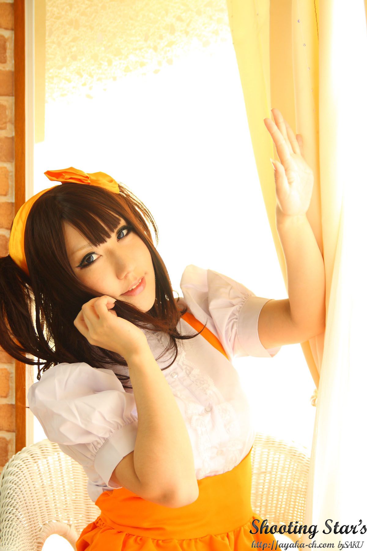 绫香サク   Waitress+Cheerleader-图52