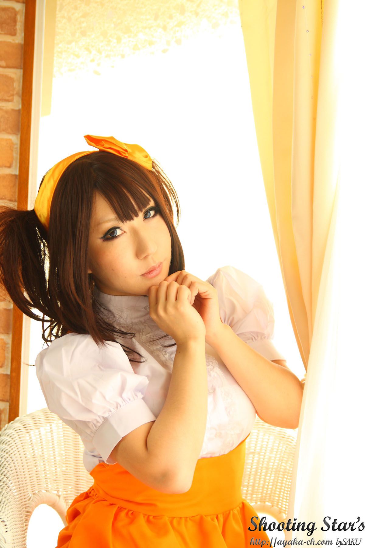 绫香サク   Waitress+Cheerleader-图53