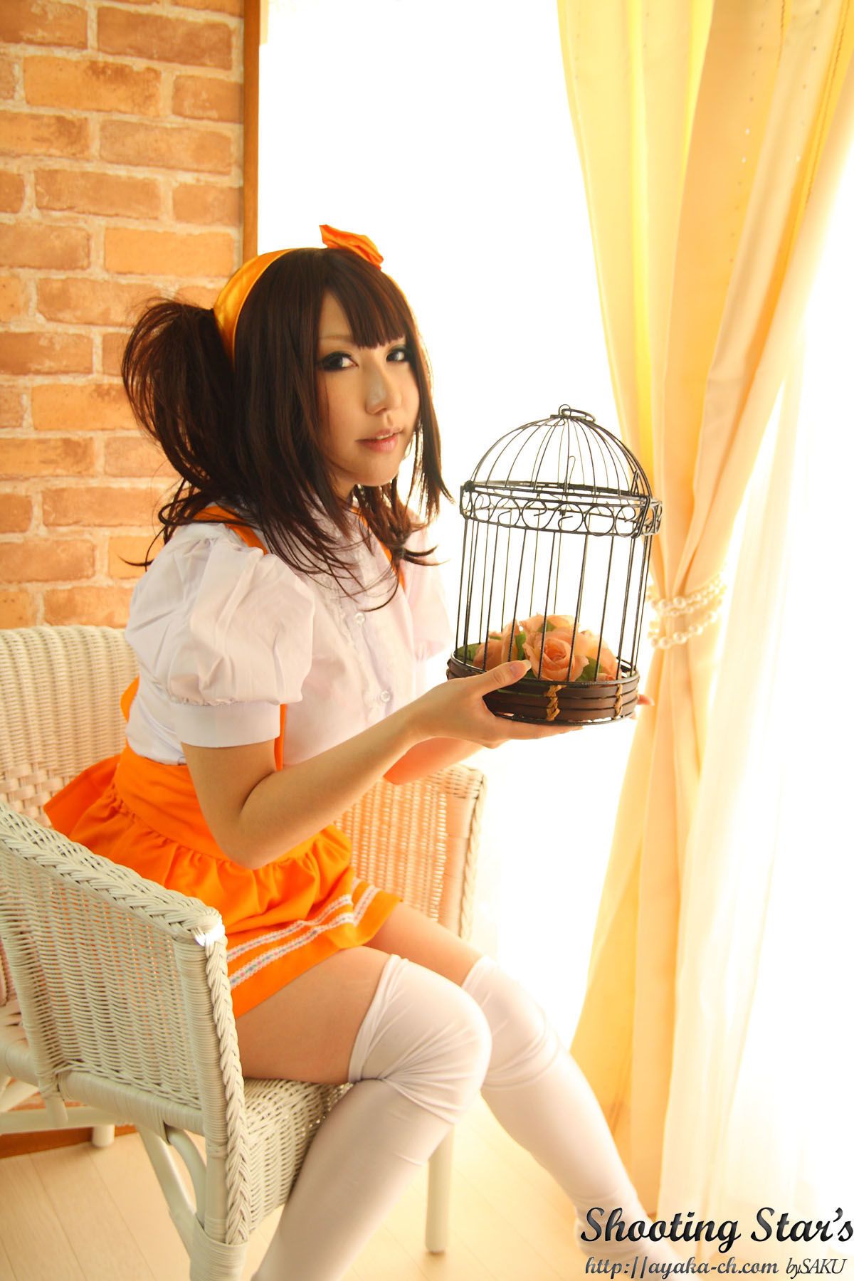 绫香サク   Waitress+Cheerleader-图54