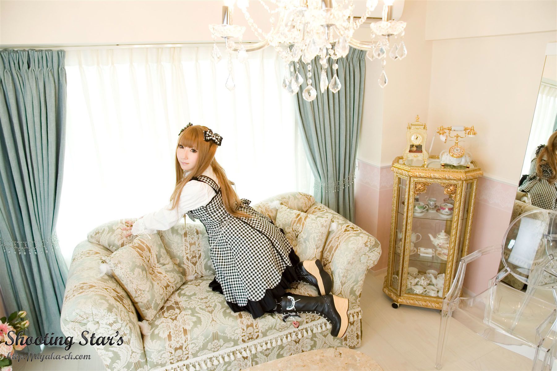 绫香サク (Saku サク Saku Ayaka) Gothic Lolita(ゴスロリ)-图15