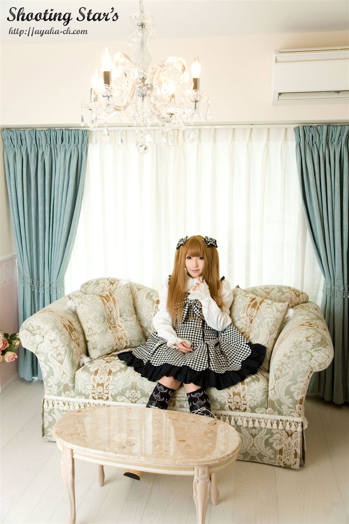 绫香サク (Saku サク Saku Ayaka) Gothic Lolita(ゴスロリ)-图1