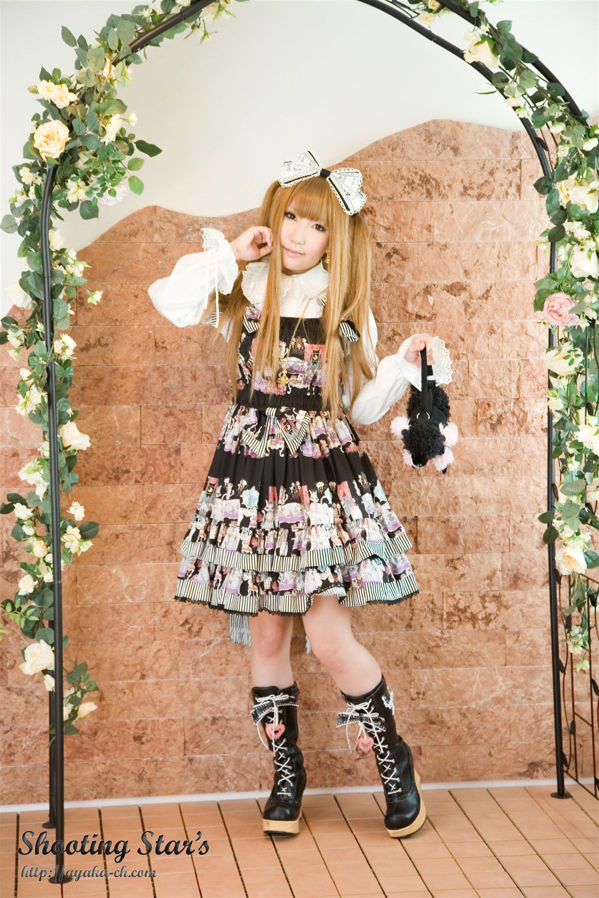 绫香サク (Saku サク Saku Ayaka) Gothic Lolita(ゴスロリ)-图45