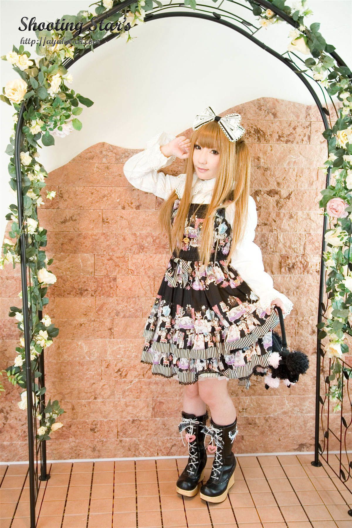 绫香サク (Saku サク Saku Ayaka) Gothic Lolita(ゴスロリ)-图52