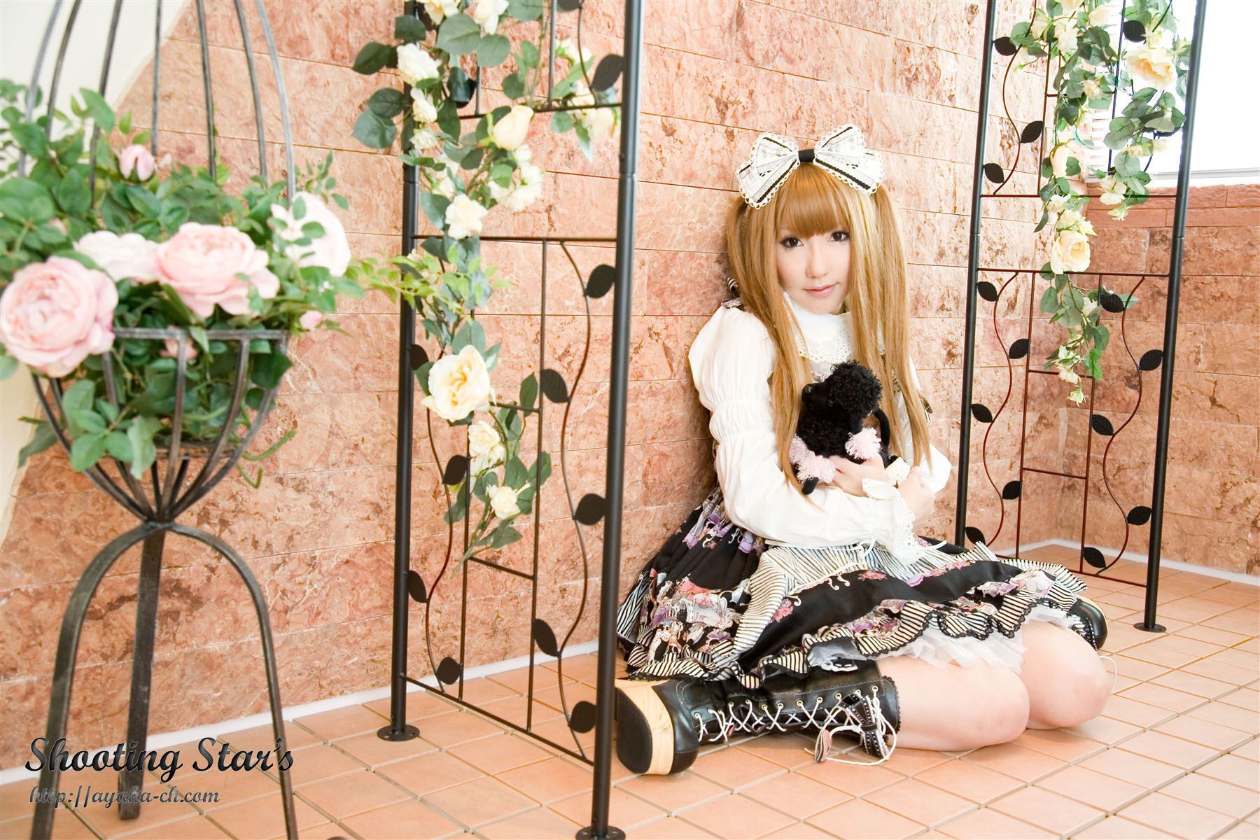 绫香サク (Saku サク Saku Ayaka) Gothic Lolita(ゴスロリ)-图54