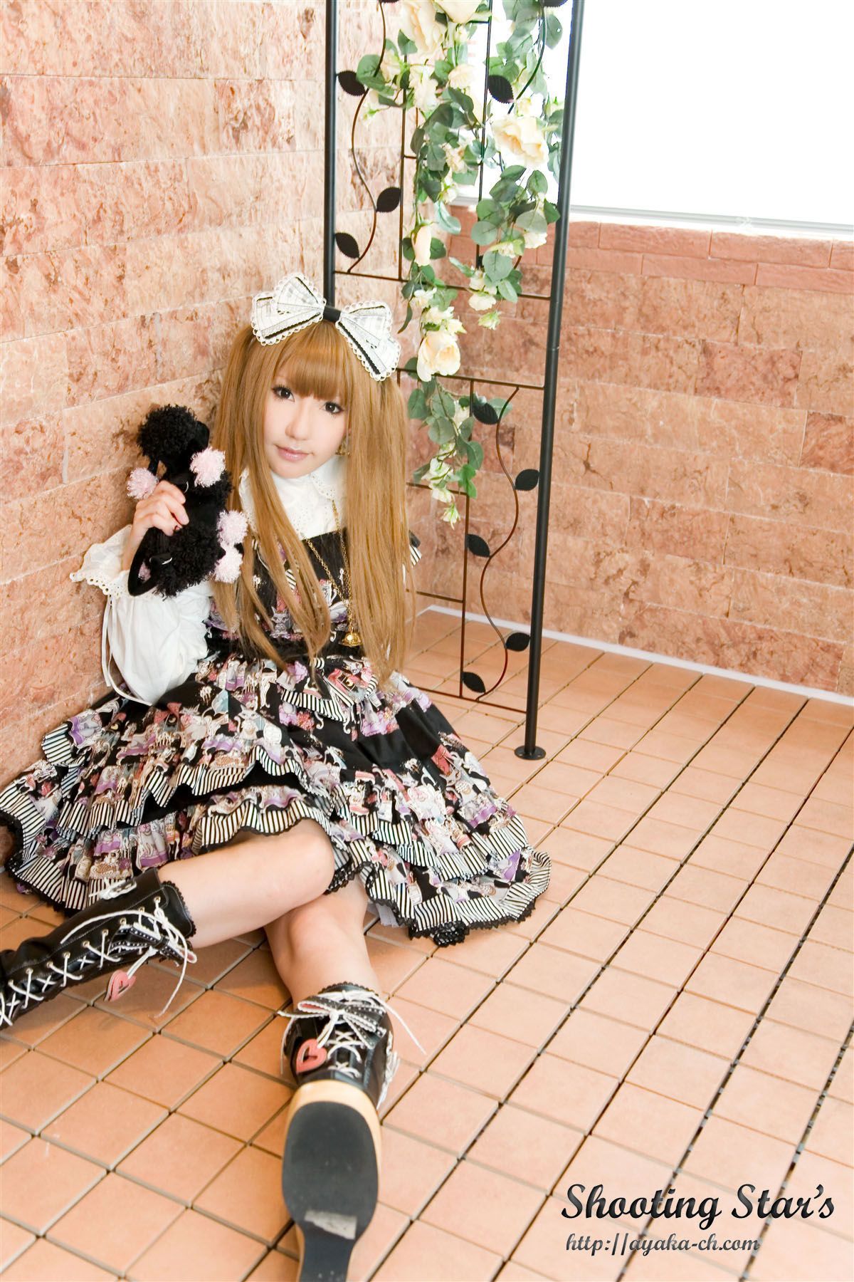 绫香サク (Saku サク Saku Ayaka) Gothic Lolita(ゴスロリ)-图57