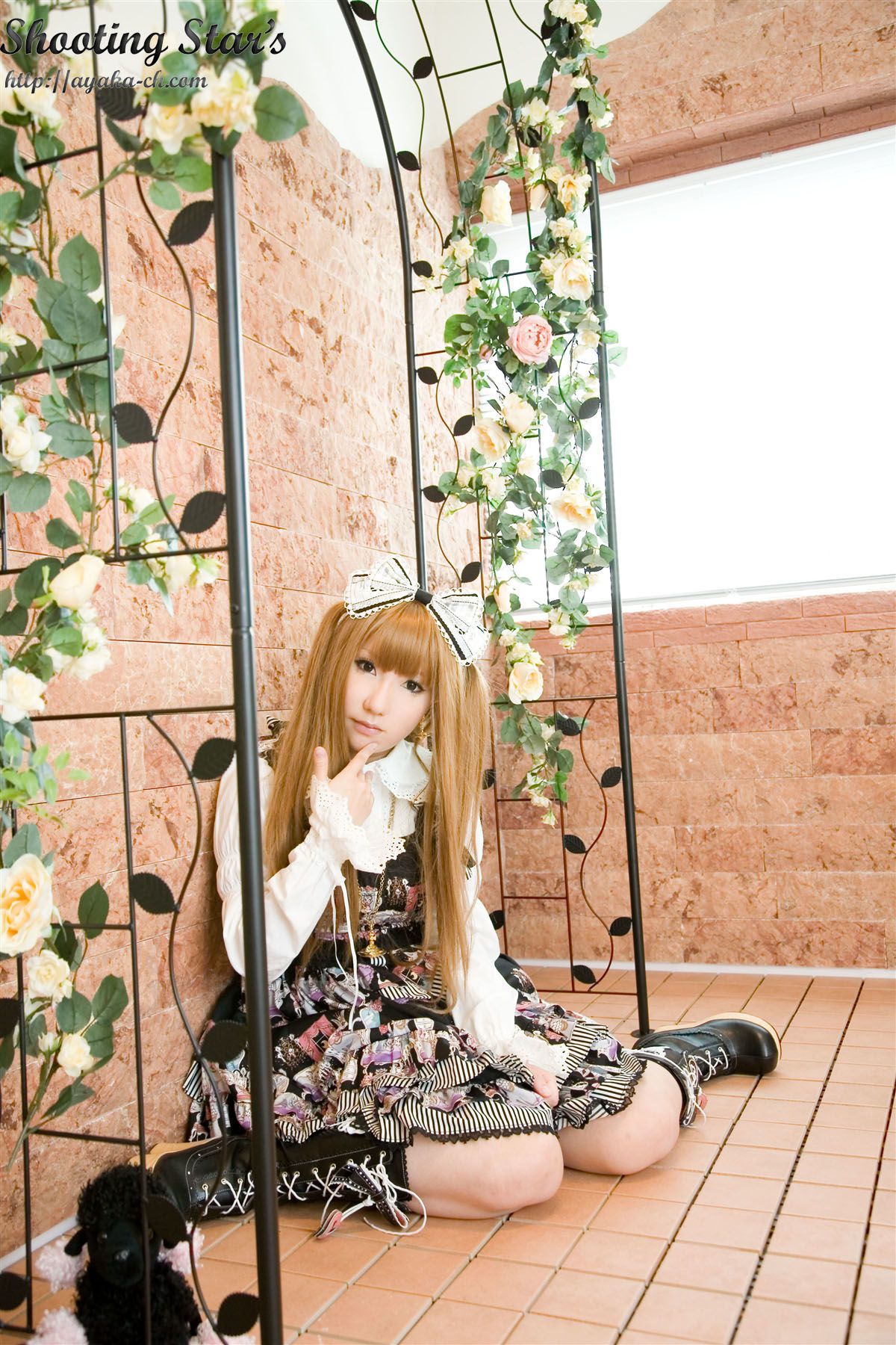 绫香サク (Saku サク Saku Ayaka) Gothic Lolita(ゴスロリ)-图60