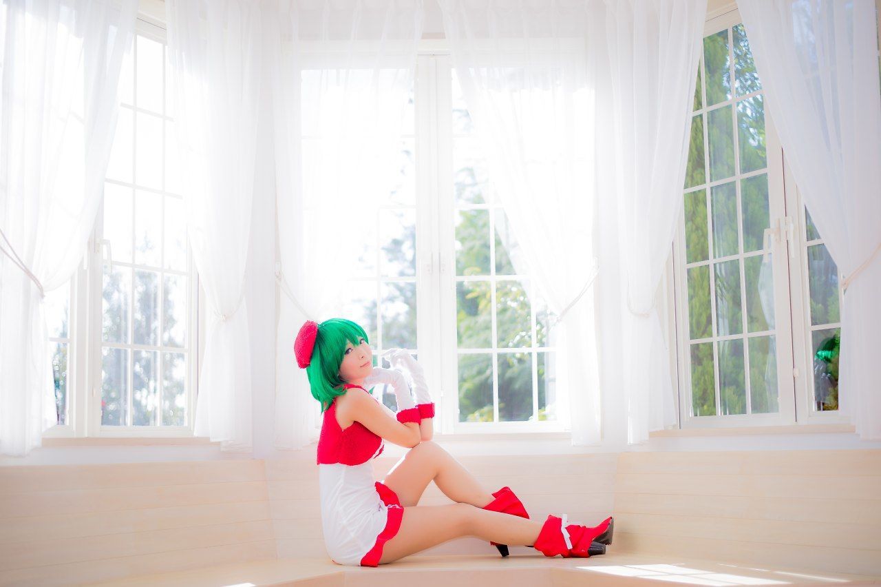 真白ゆき (Mashiro Yuki) コスプレ《Macros》Ranka Lee(Xmas ver.)-图9
