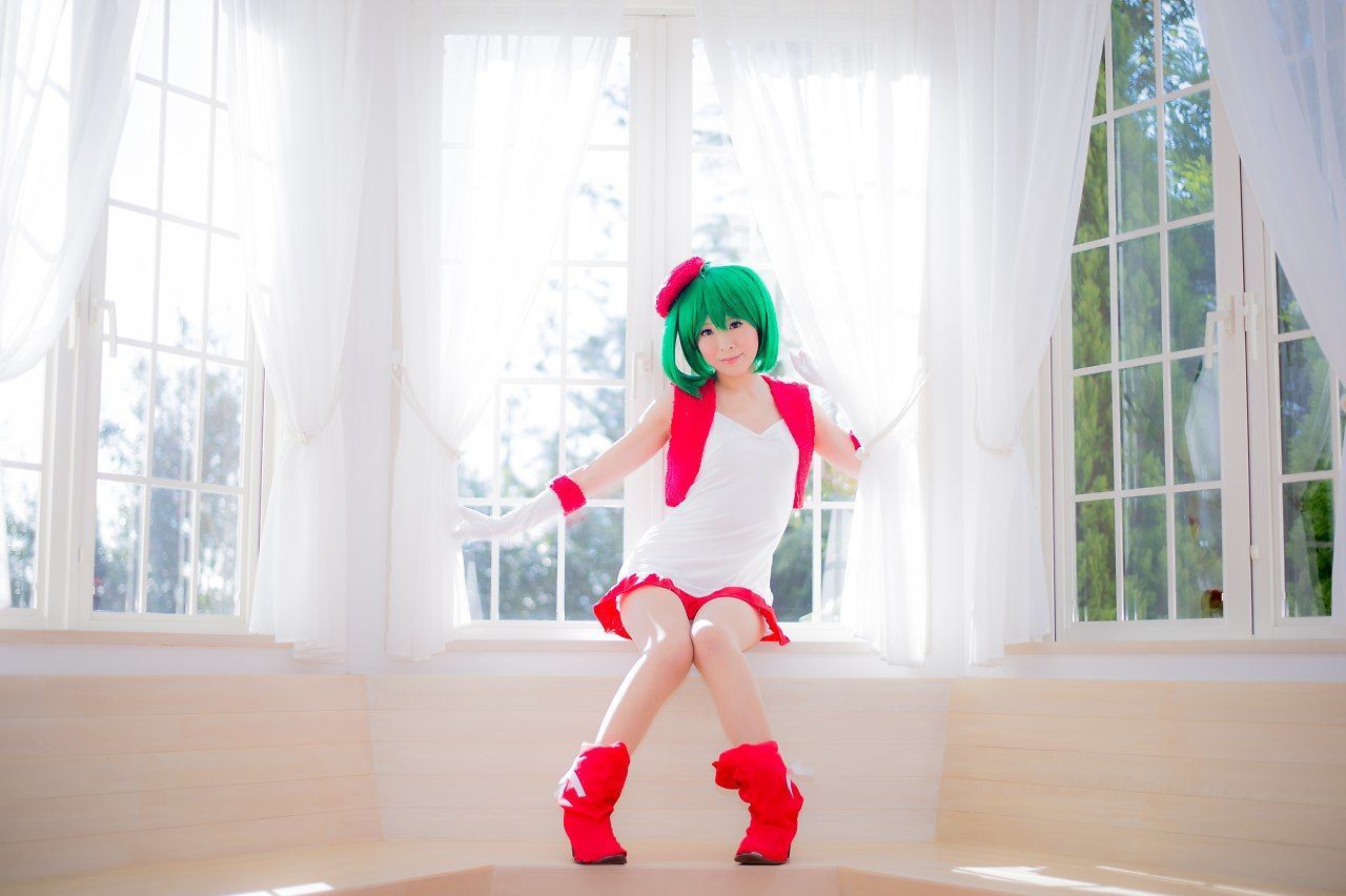 真白ゆき (Mashiro Yuki) コスプレ《Macros》Ranka Lee(Xmas ver.)-图10