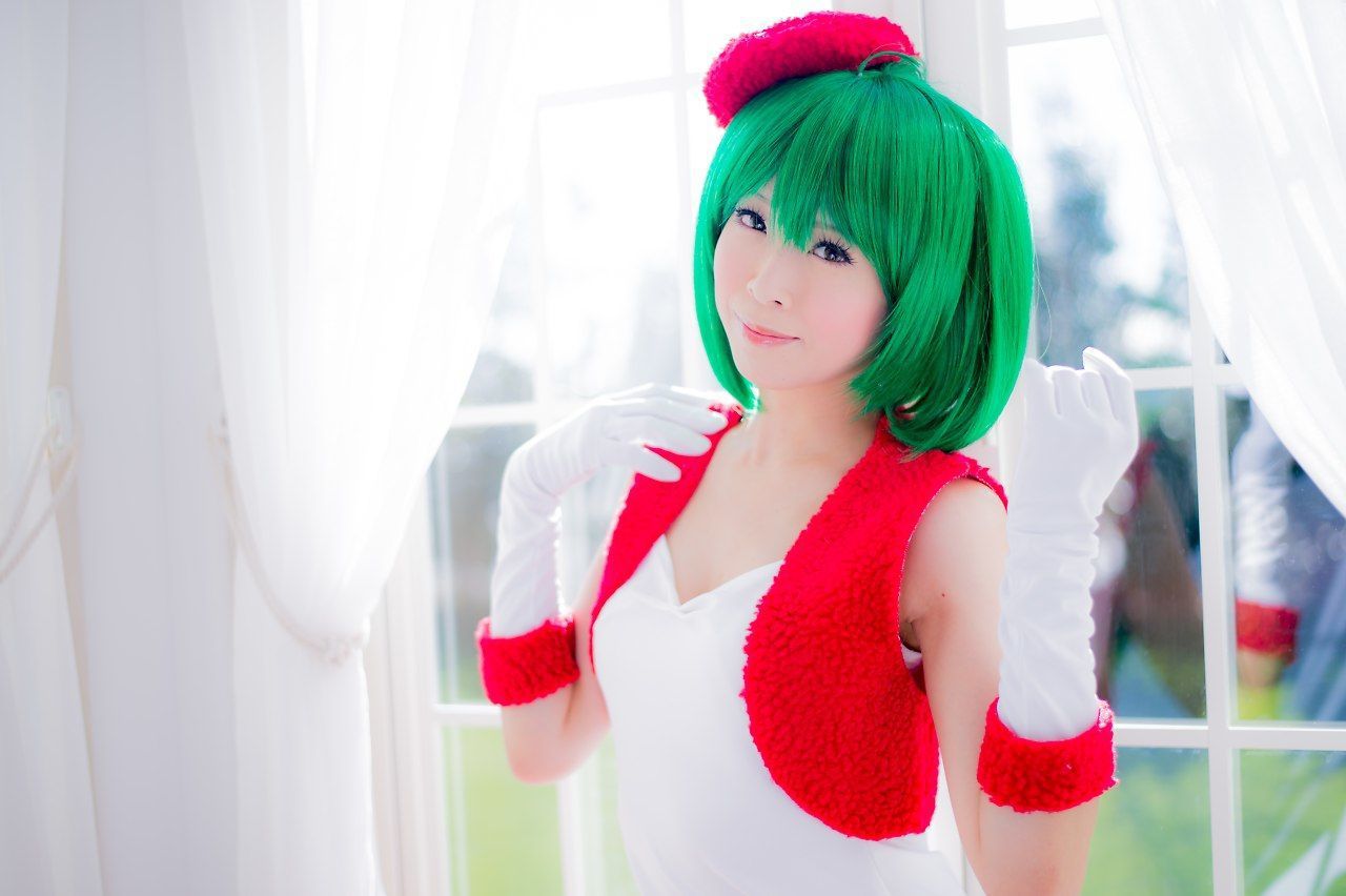 真白ゆき (Mashiro Yuki) コスプレ《Macros》Ranka Lee(Xmas ver.)-图13